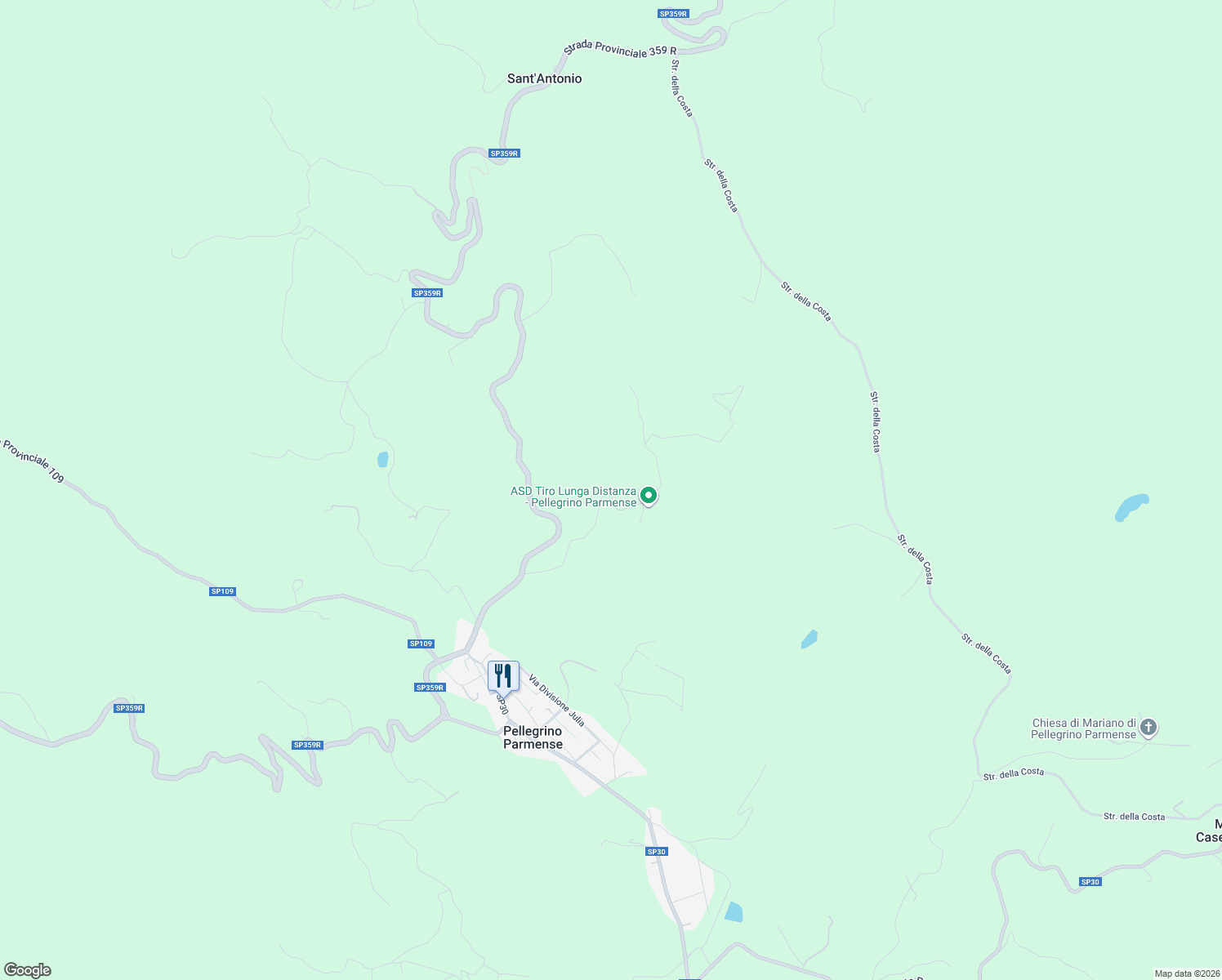 map of restaurants, bars, coffee shops, grocery stores, and more near in Province of Parma