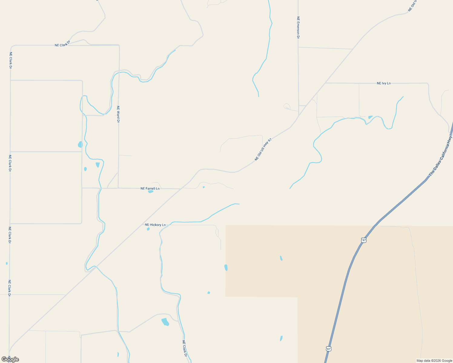 map of restaurants, bars, coffee shops, grocery stores, and more near 7507 Northeast Quaale Road in Madras