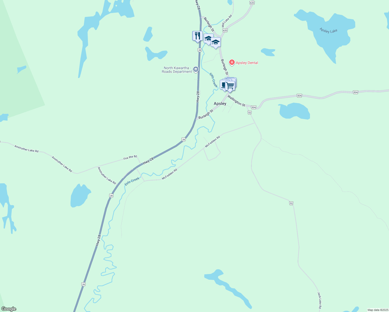 McFadden Road, Apsley ON Walk Score