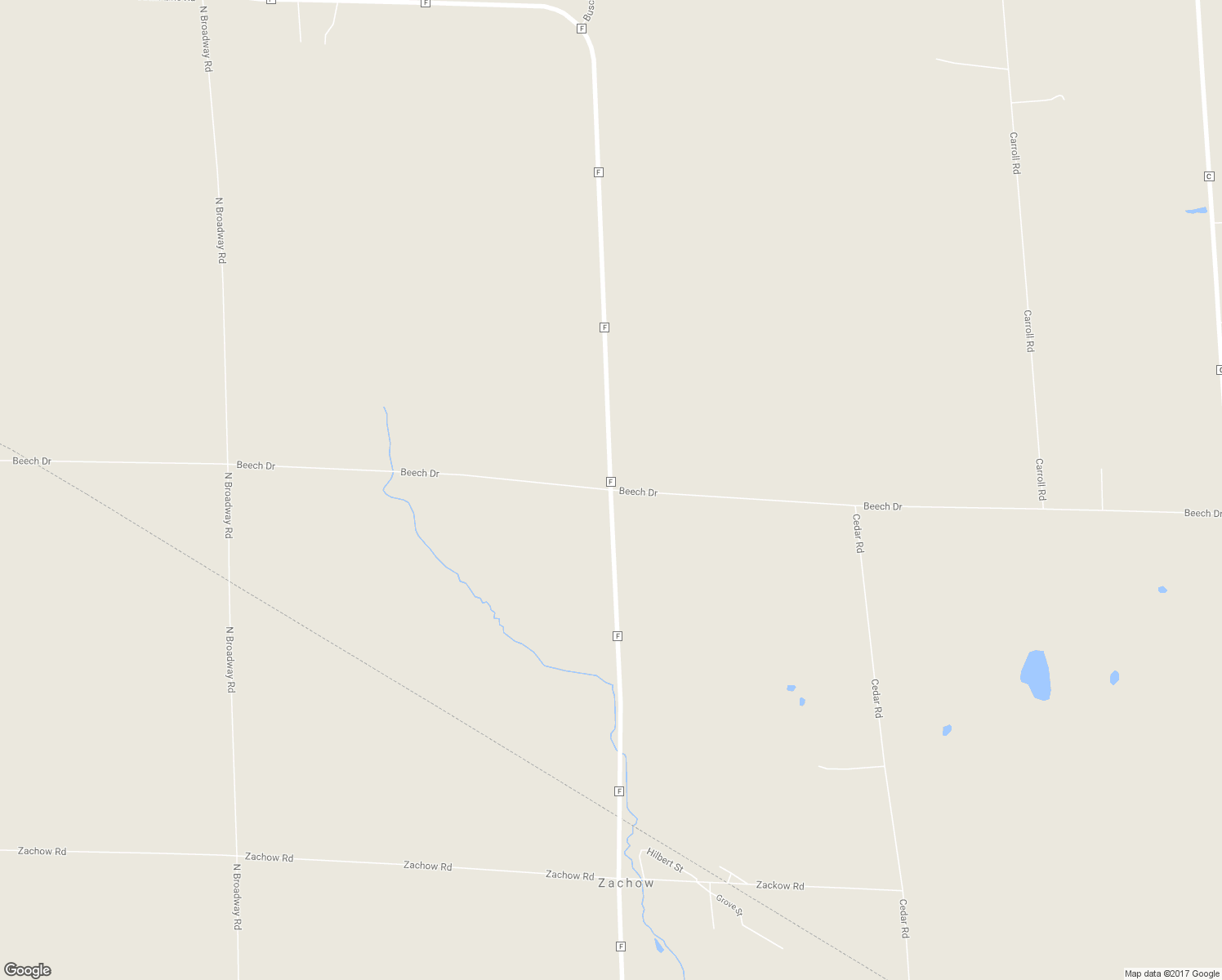 map of restaurants, bars, coffee shops, grocery stores, and more near County Highway F in Bonduel