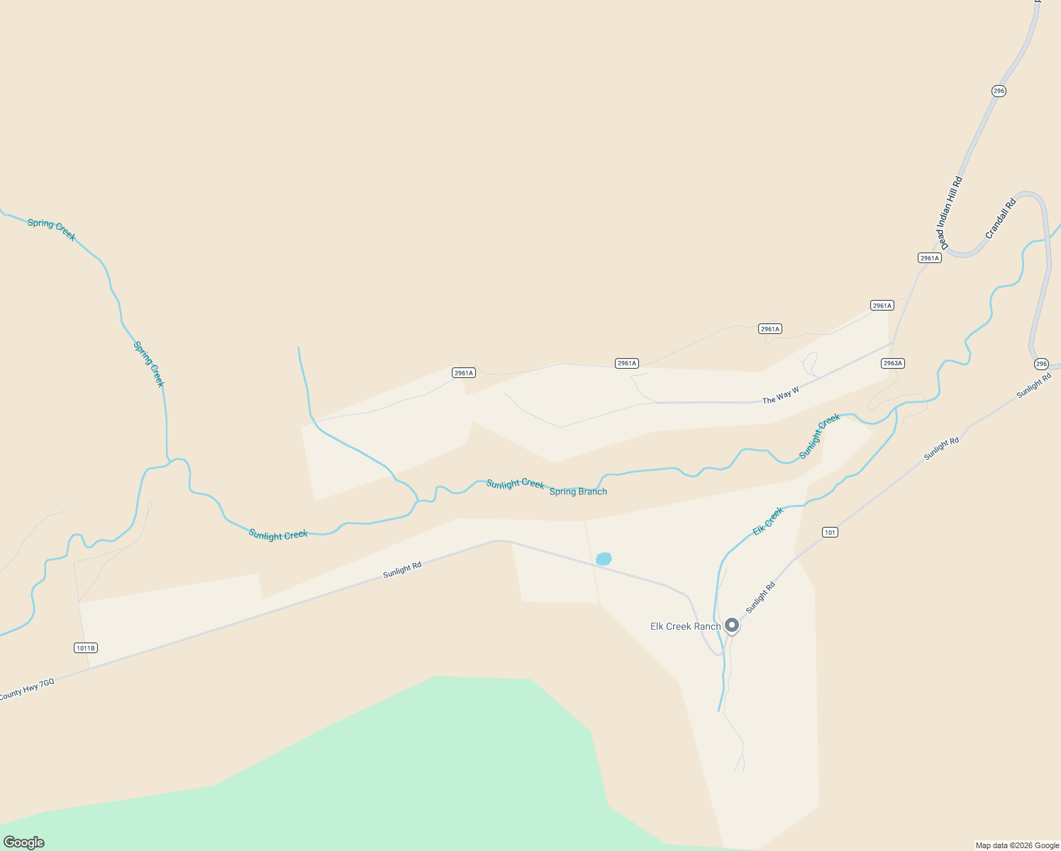 map of restaurants, bars, coffee shops, grocery stores, and more near 104 The Way West Road in Cody