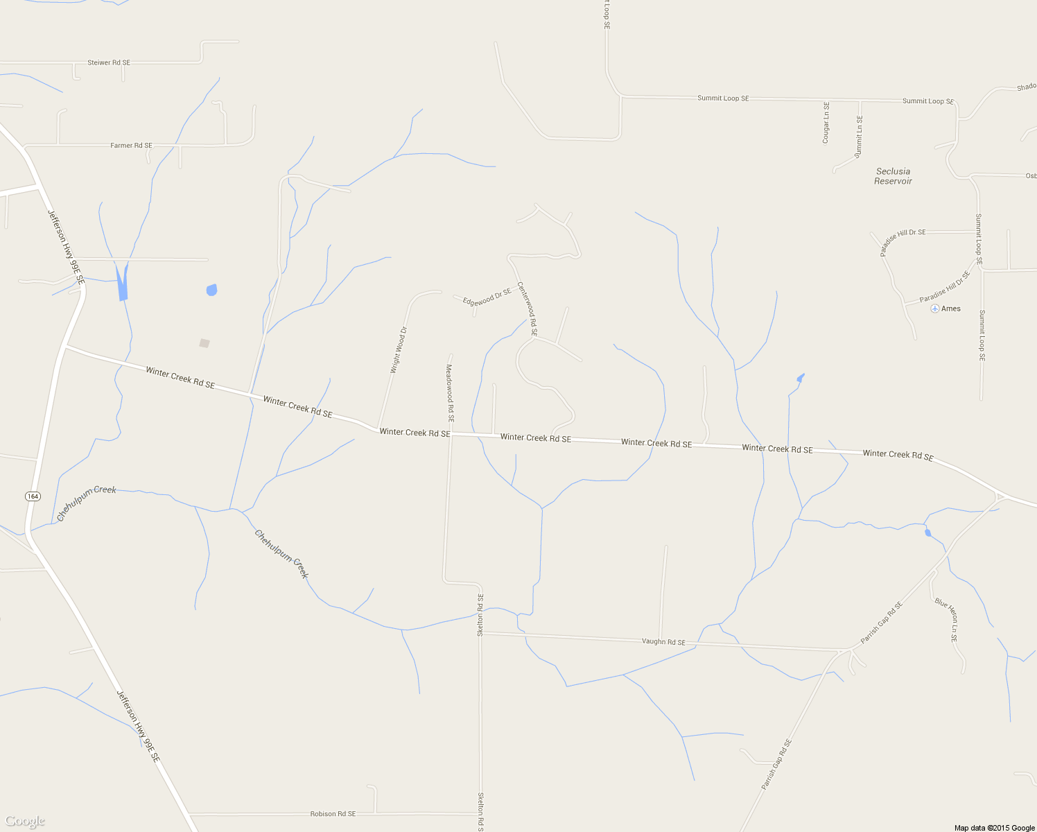 map of restaurants, bars, coffee shops, grocery stores, and more near 3237 Winter Creek Rd SE in Jefferson