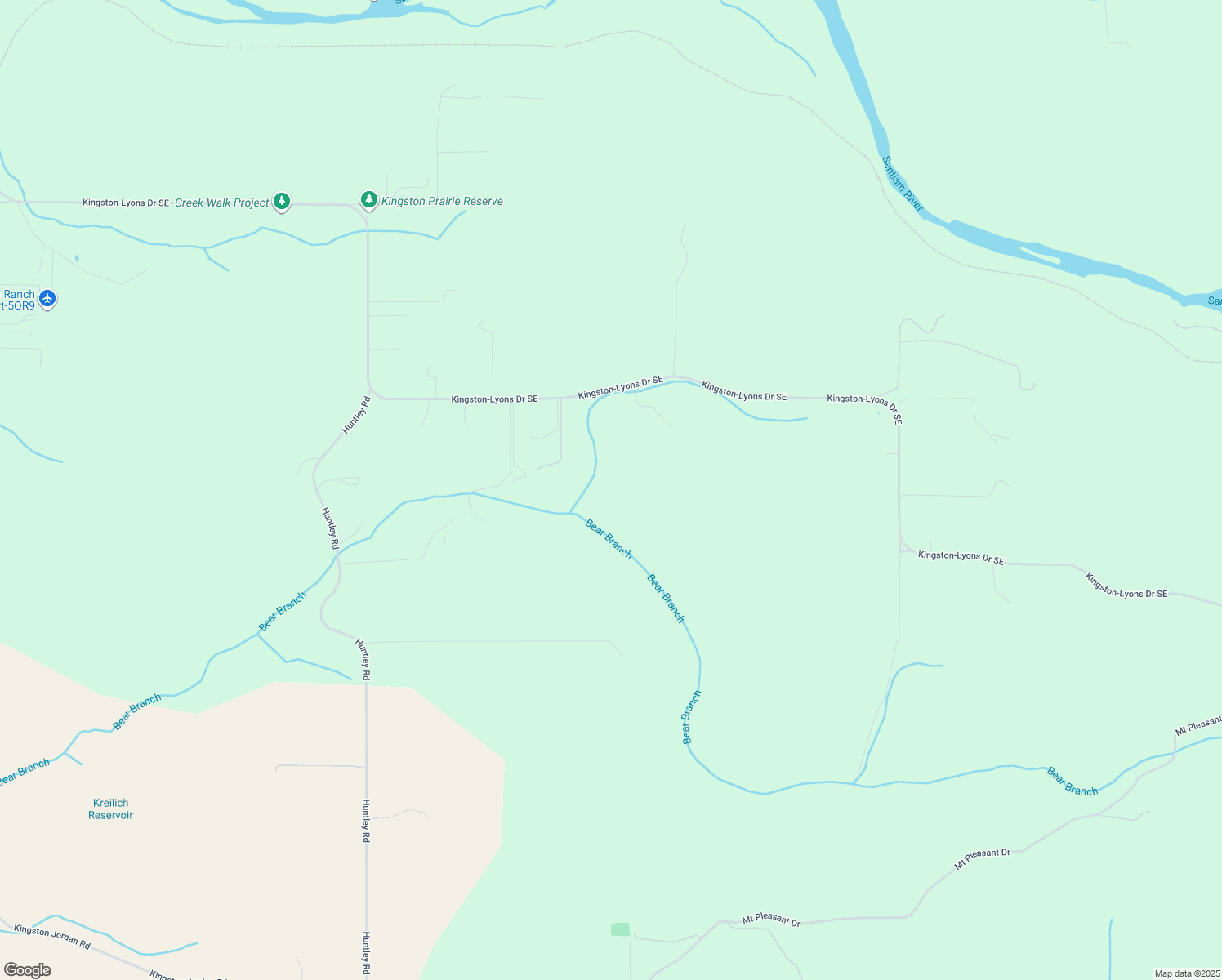 map of restaurants, bars, coffee shops, grocery stores, and more near 42156 Kingston-Lyons Drive Southeast in Stayton