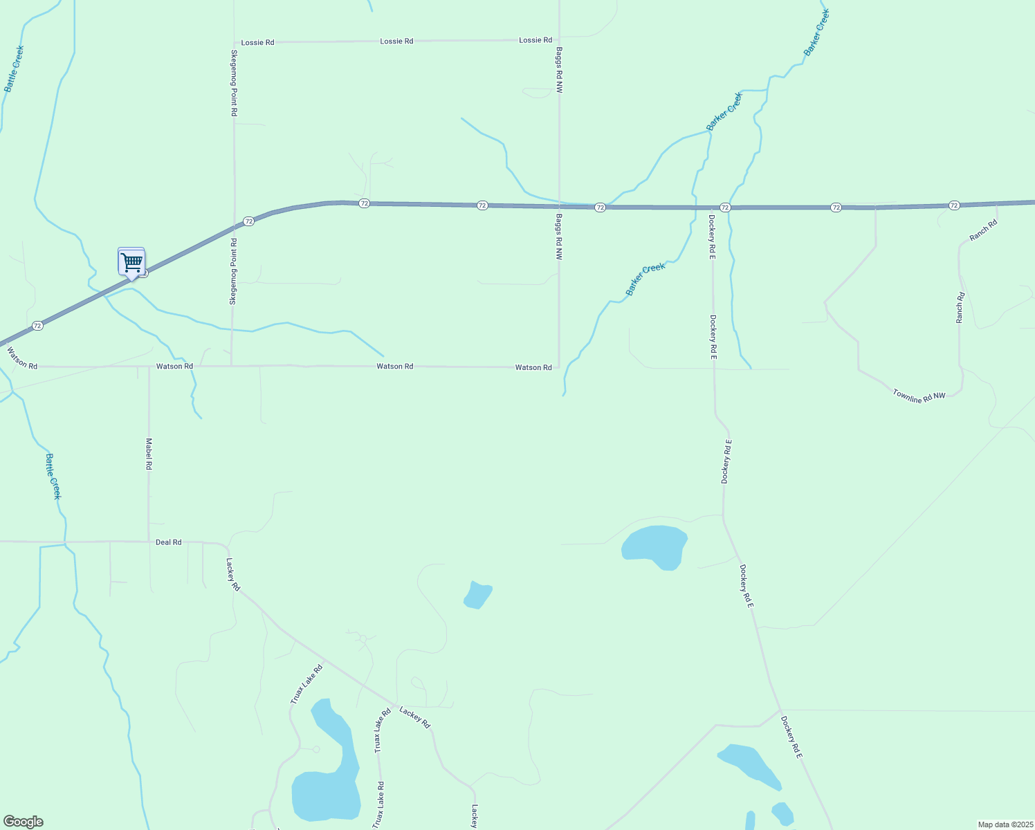 map of restaurants, bars, coffee shops, grocery stores, and more near 5999 Baggs Road Northwest in Williamsburg