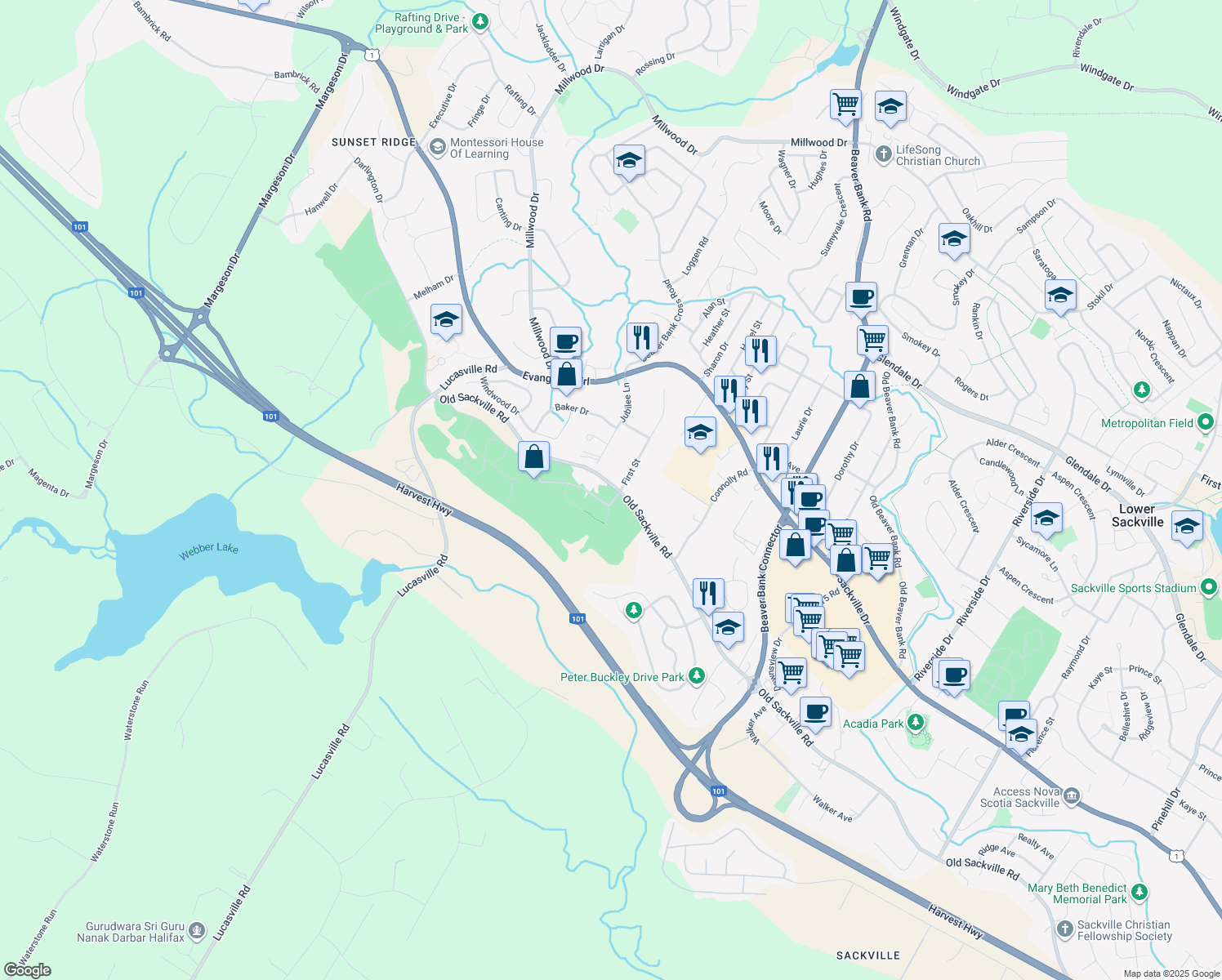 984 Old Sackville Road, Middle Sackville NS Walk Score