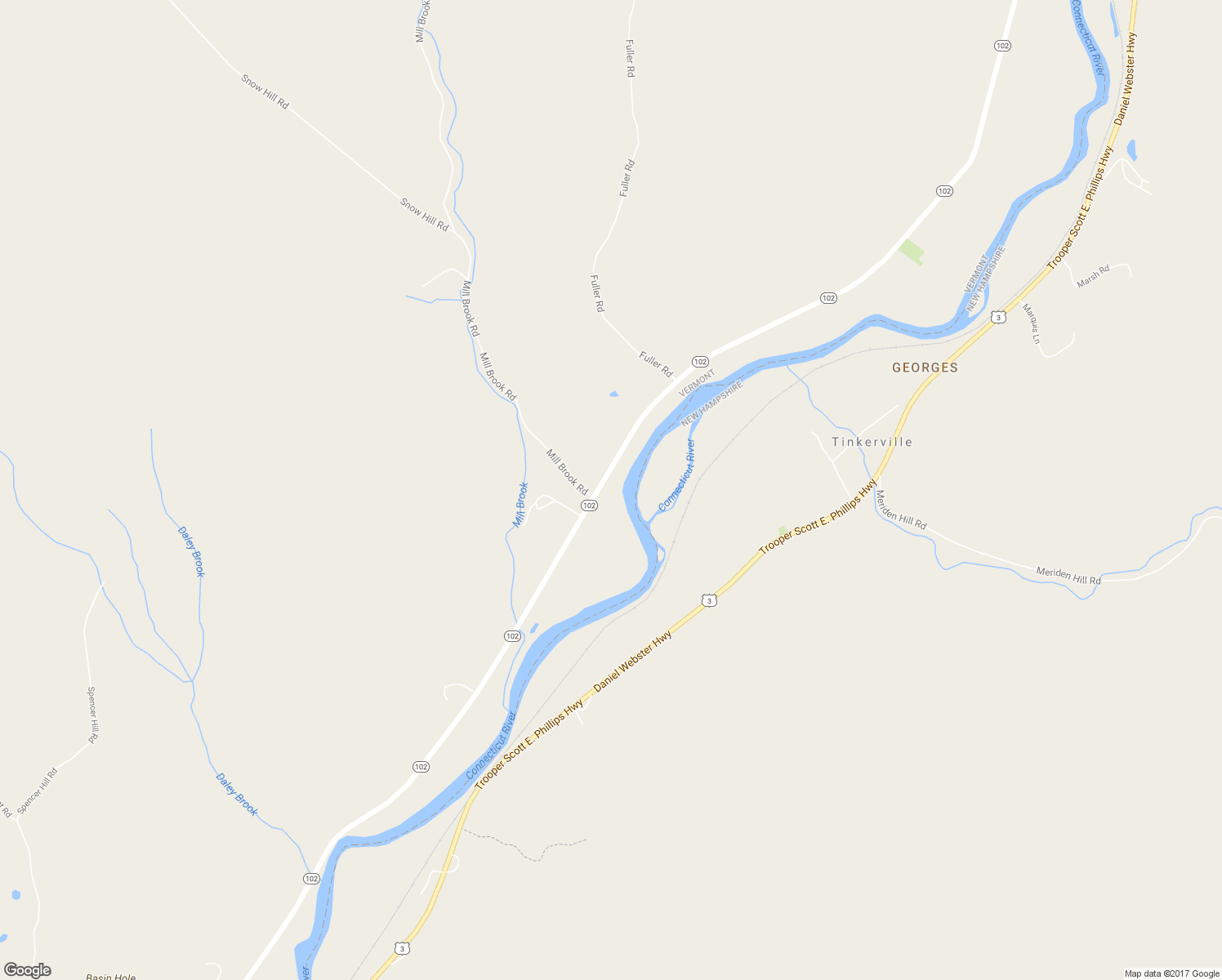 map of restaurants, bars, coffee shops, grocery stores, and more near 2744 Vermont 102 in Bloomfield