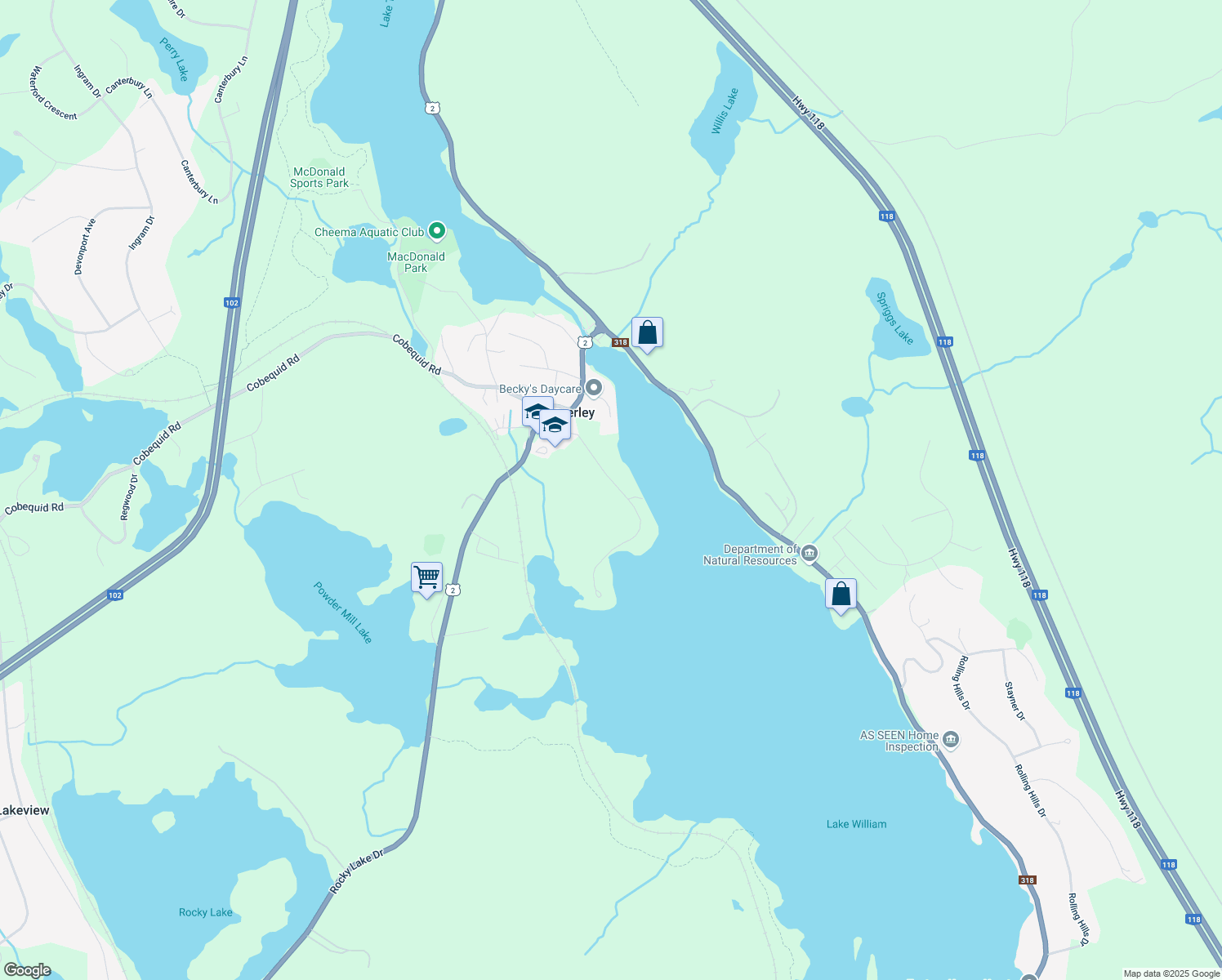 map of restaurants, bars, coffee shops, grocery stores, and more near 79 Ridge Avenue in Waverley