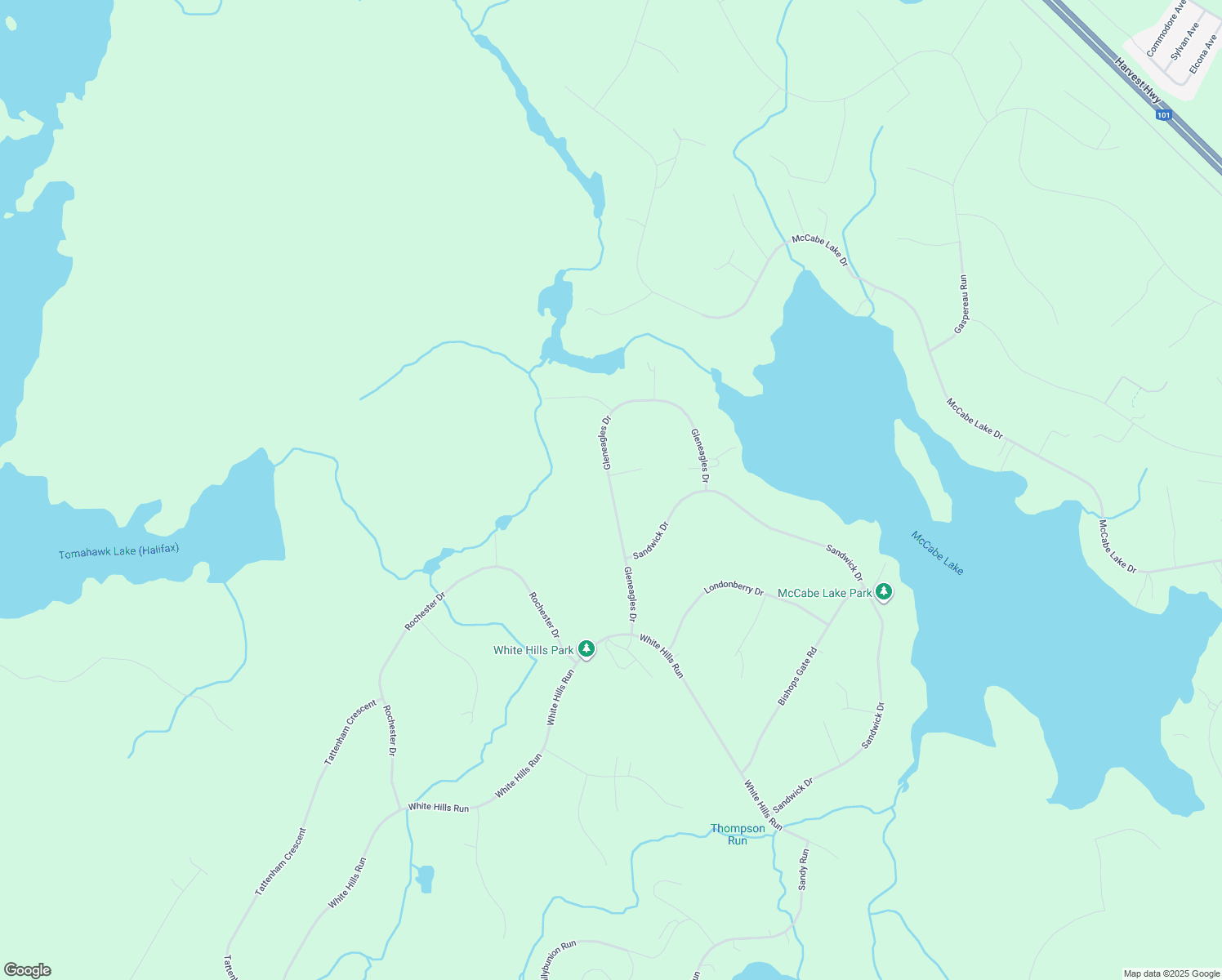 map of restaurants, bars, coffee shops, grocery stores, and more near 192 Gleneagles Drive in Hammonds Plains