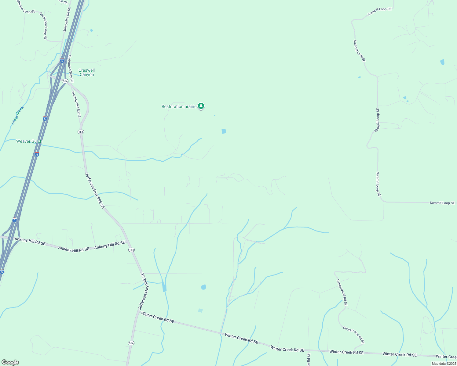 map of restaurants, bars, coffee shops, grocery stores, and more near 2388 Steiwer Rd SE in Jefferson