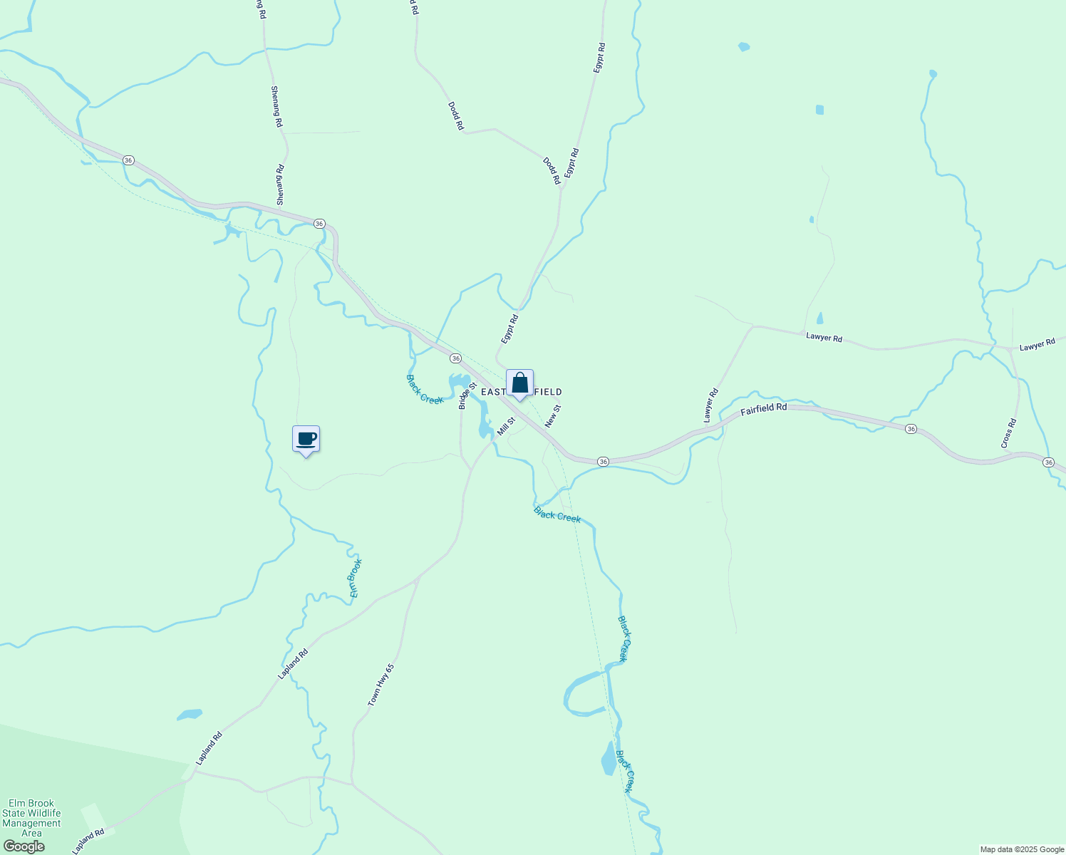 map of restaurants, bars, coffee shops, grocery stores, and more near in Franklin County