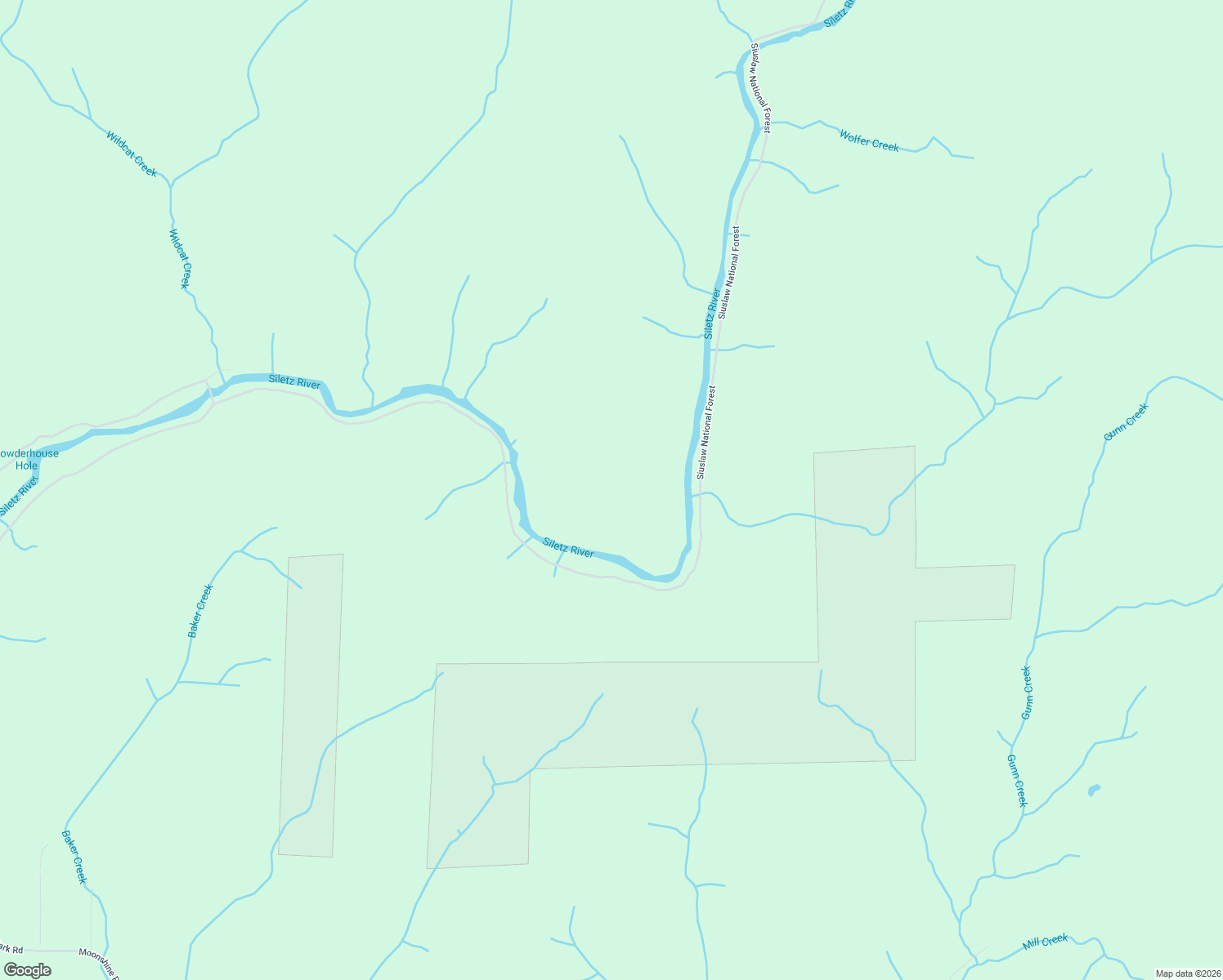 map of restaurants, bars, coffee shops, grocery stores, and more near Siuslaw National Forest in Logsden
