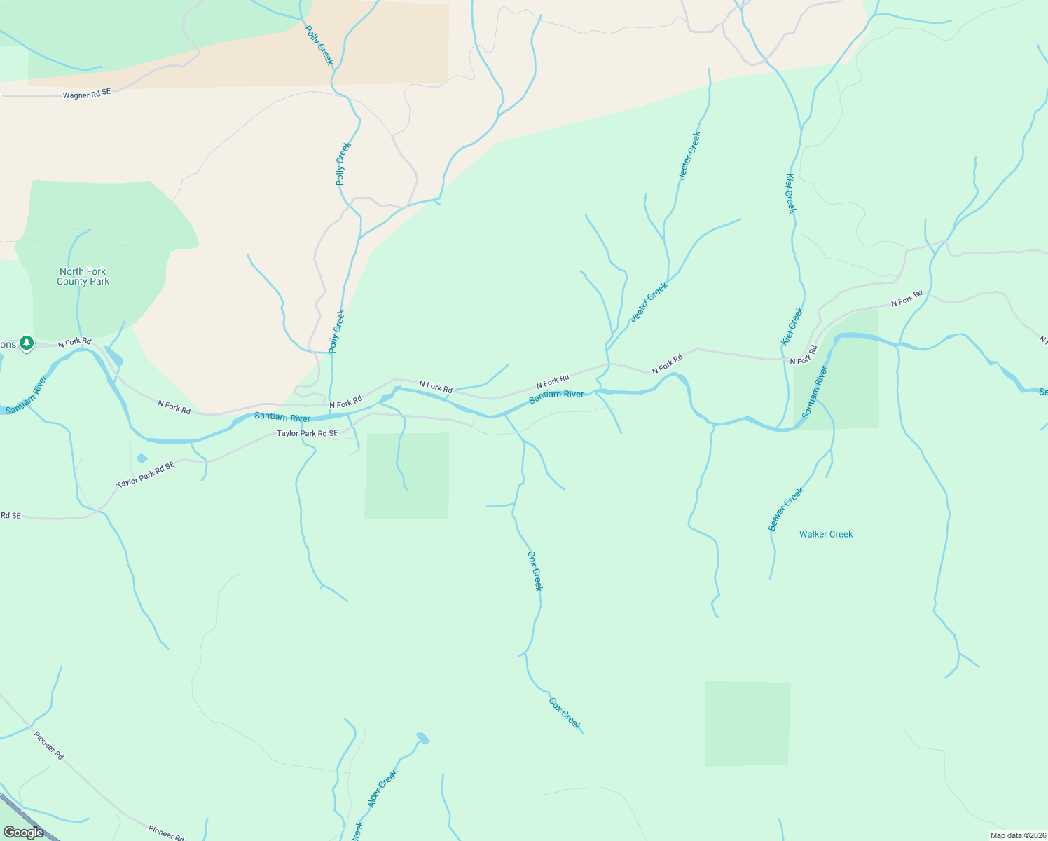 map of restaurants, bars, coffee shops, grocery stores, and more near 26167 Taylor Park Road Southeast in Lyons