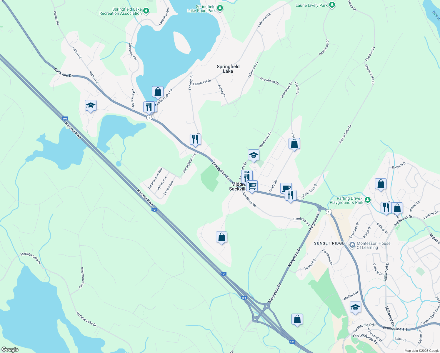 1794 Sackville Drive, Middle Sackville NS Walk Score