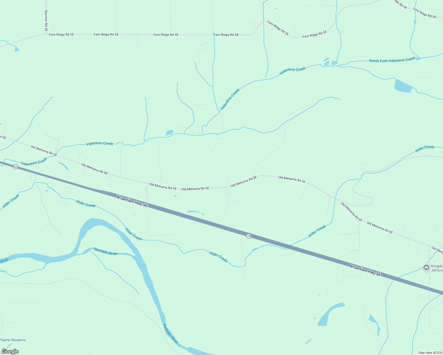 map of restaurants, bars, coffee shops, grocery stores, and more near 10977 Silbernagel Road Southeast in Stayton