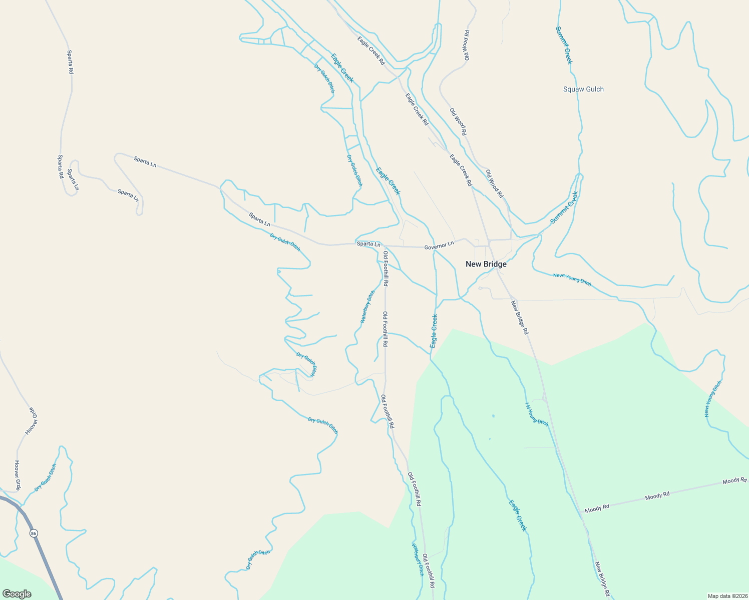 map of restaurants, bars, coffee shops, grocery stores, and more near 43580 Old Foothill Road in Richland