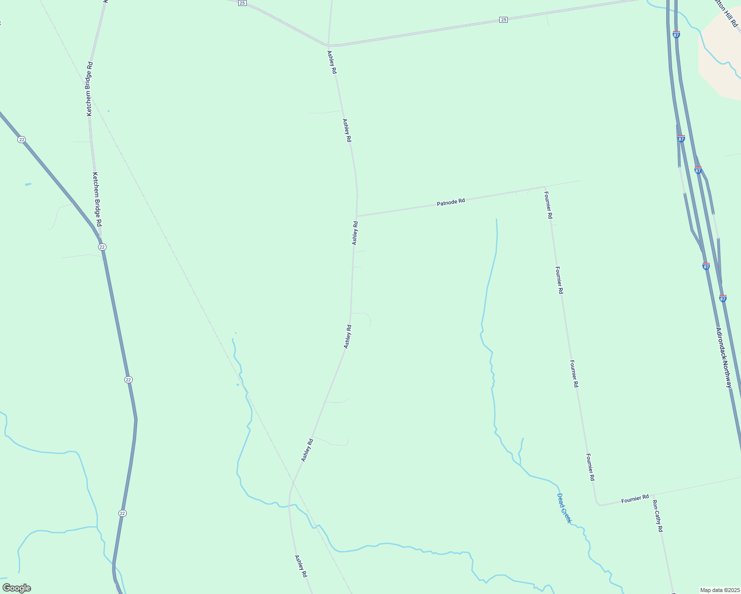 map of restaurants, bars, coffee shops, grocery stores, and more near 638 Ashley Rd in West Chazy