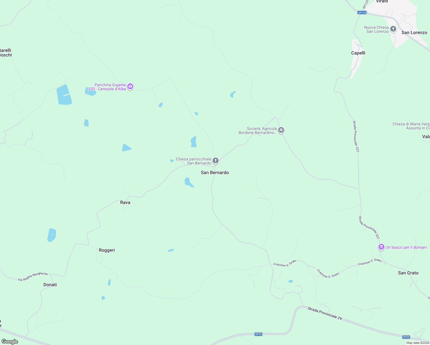 map of restaurants, bars, coffee shops, grocery stores, and more near in San Bernardo