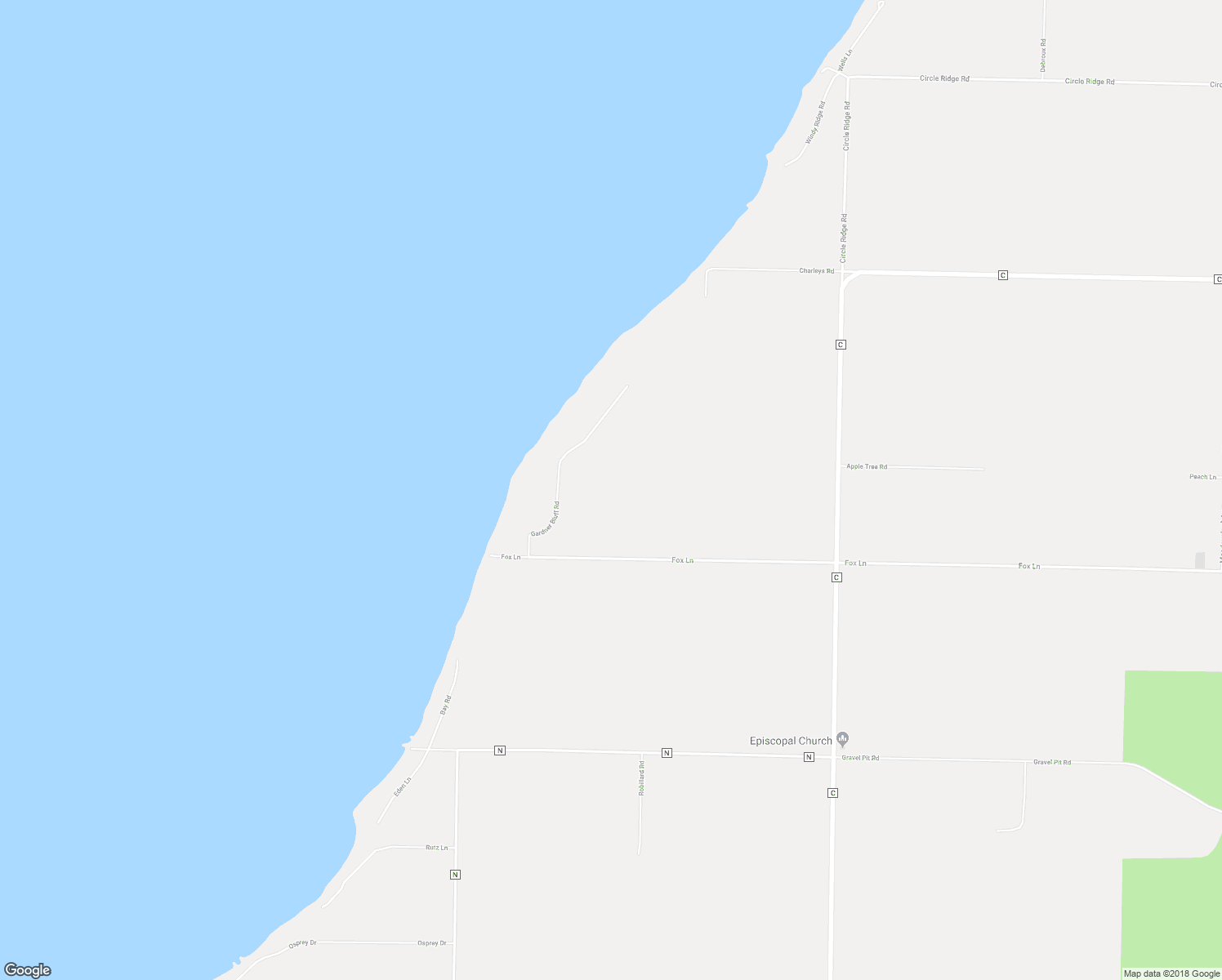 map of restaurants, bars, coffee shops, grocery stores, and more near 2970 Gardner Bluff Road in Brussels