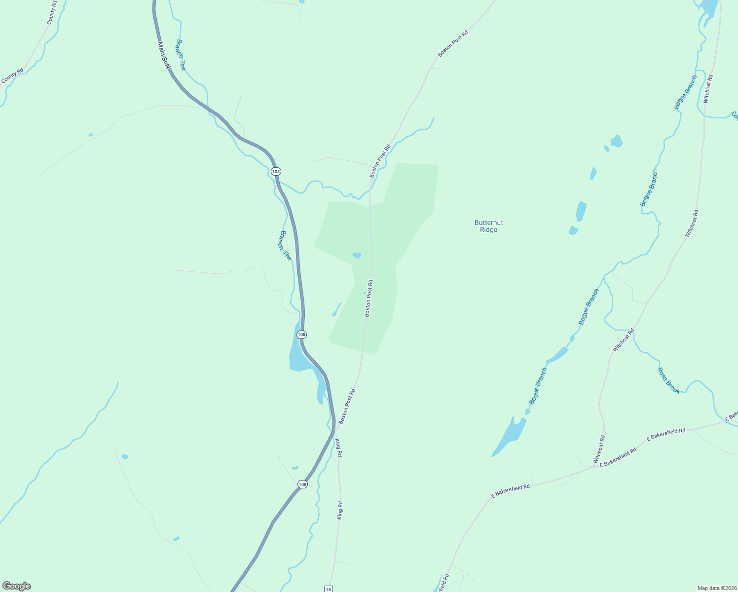 map of restaurants, bars, coffee shops, grocery stores, and more near 8246 Boston Post Road in Bakersfield