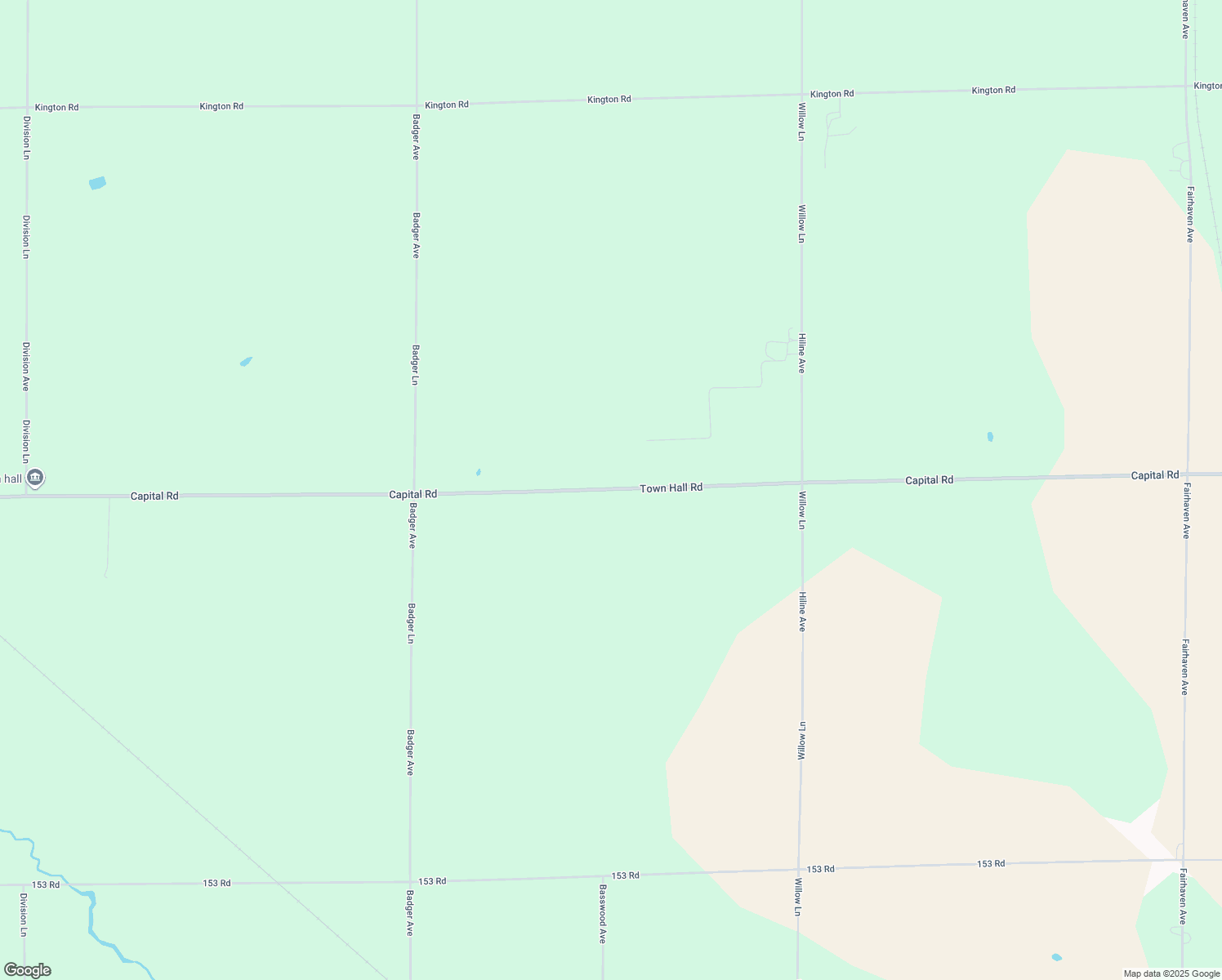 map of restaurants, bars, coffee shops, grocery stores, and more near Capital Road in Spencer