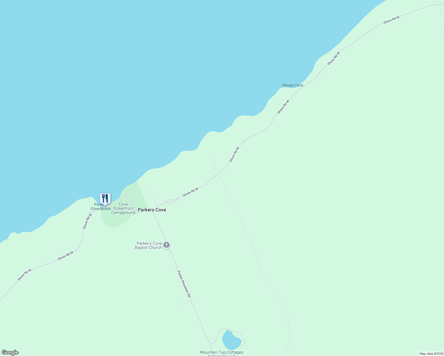 map of restaurants, bars, coffee shops, grocery stores, and more near 4604 Shore Road West in Granville Ferry