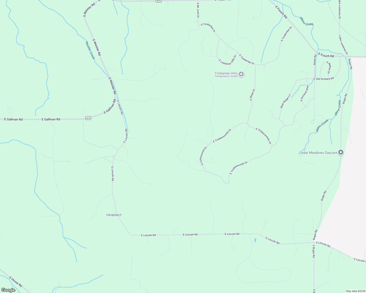 map of restaurants, bars, coffee shops, grocery stores, and more near Cottonwood Drive in Cedar
