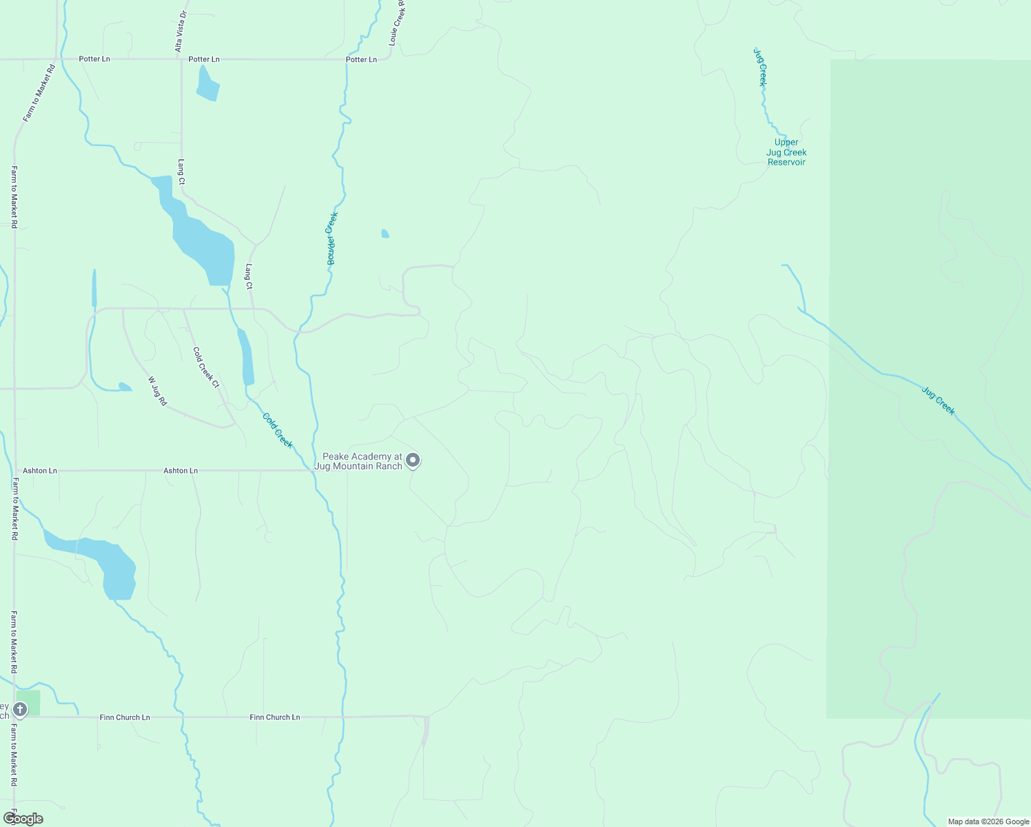 map of restaurants, bars, coffee shops, grocery stores, and more near 89 Jughandle Drive in McCall