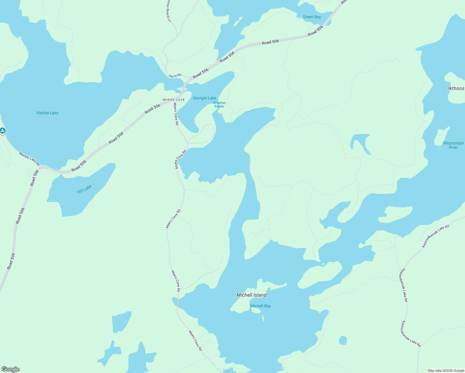 map of restaurants, bars, coffee shops, grocery stores, and more near 1129 Don Anna Road in Frontenac County