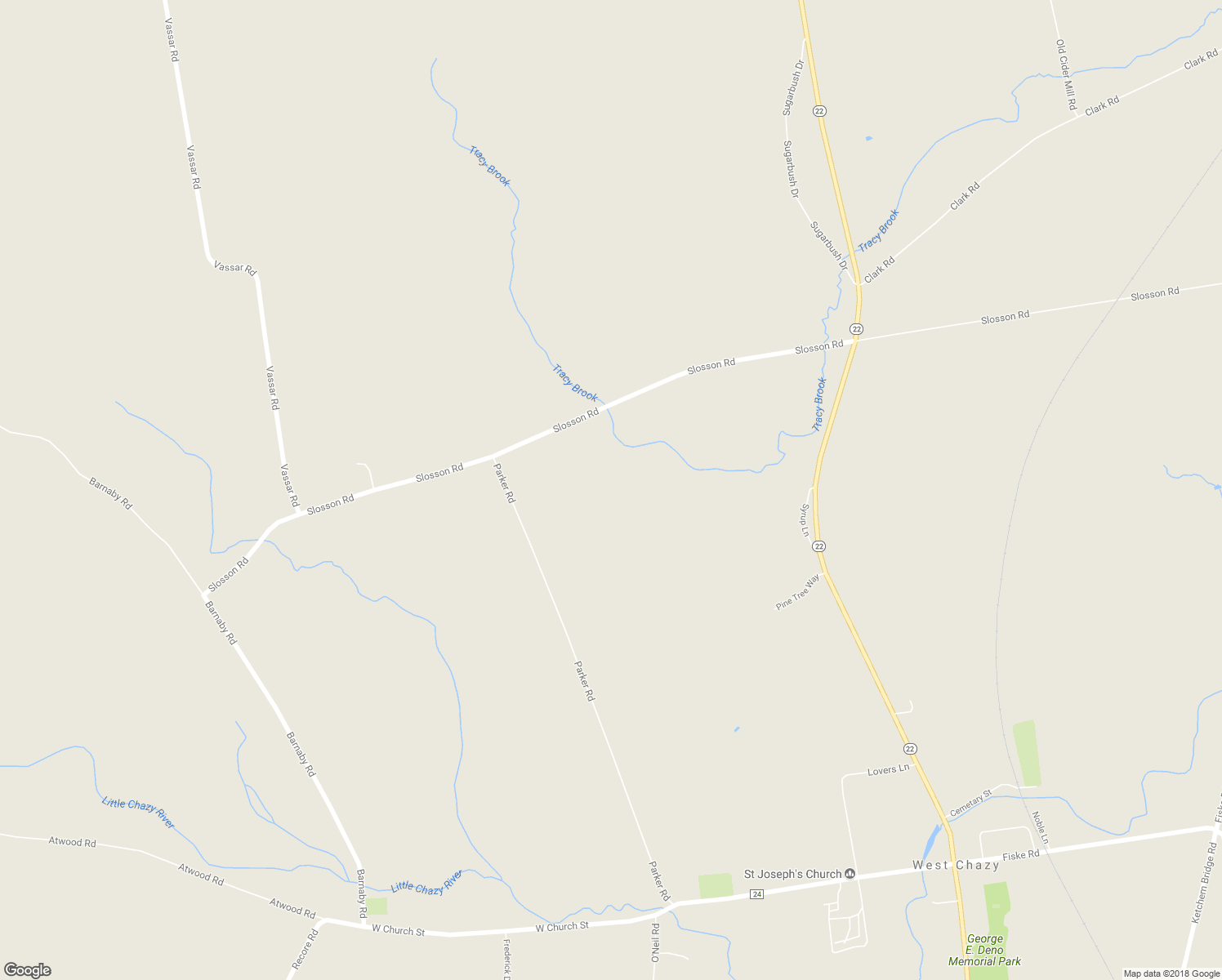 map of restaurants, bars, coffee shops, grocery stores, and more near 841 Slosson Road in West Chazy