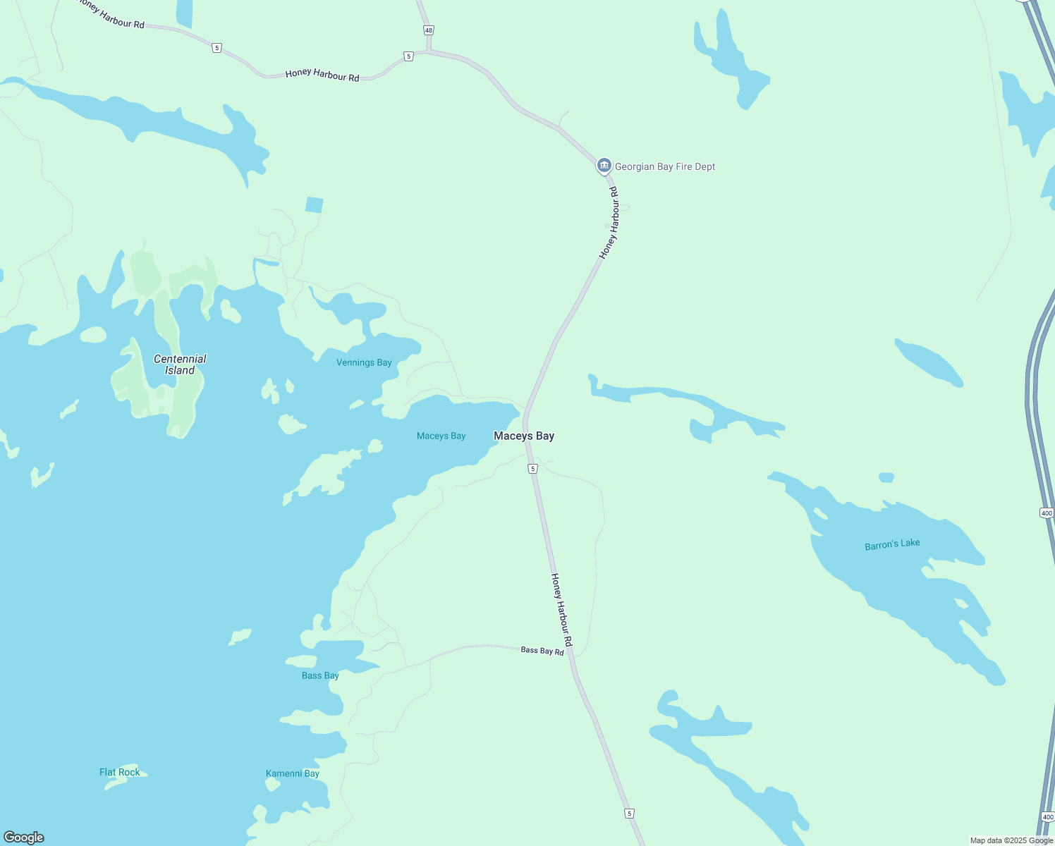 Honey Harbour Road, Honey Harbour ON Walk Score