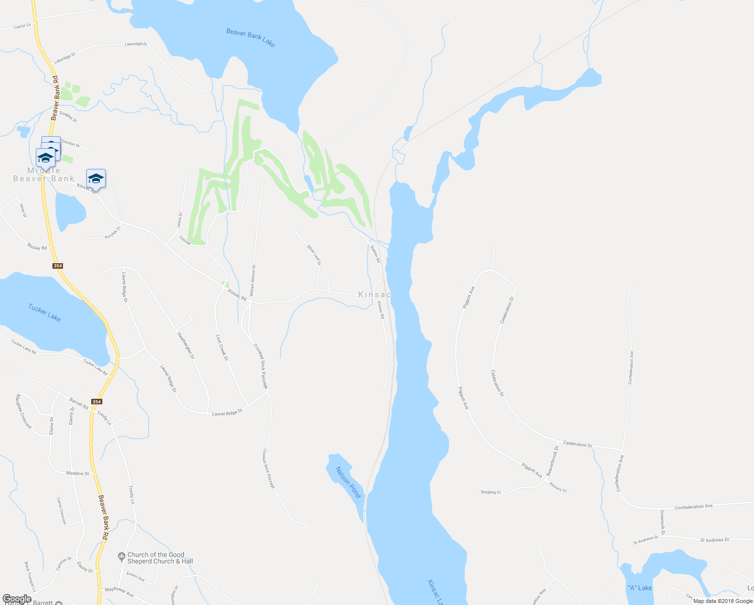 map of restaurants, bars, coffee shops, grocery stores, and more near 563 Kinsac Road in Kinsac