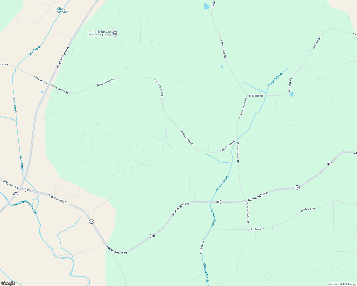 map of restaurants, bars, coffee shops, grocery stores, and more near 14906 Ferns Corner Road in Monmouth
