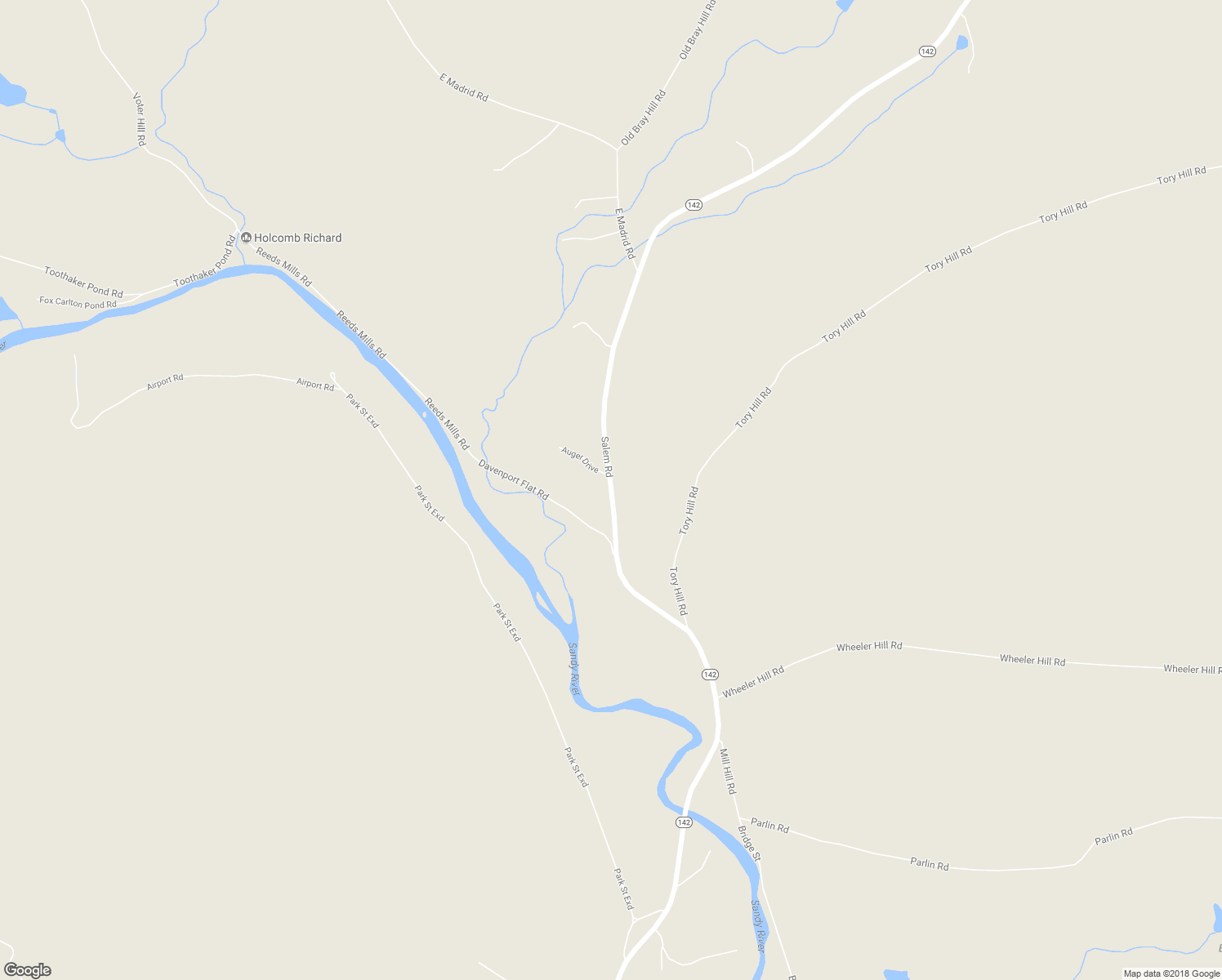 map of restaurants, bars, coffee shops, grocery stores, and more near 283 Salem Road in Phillips