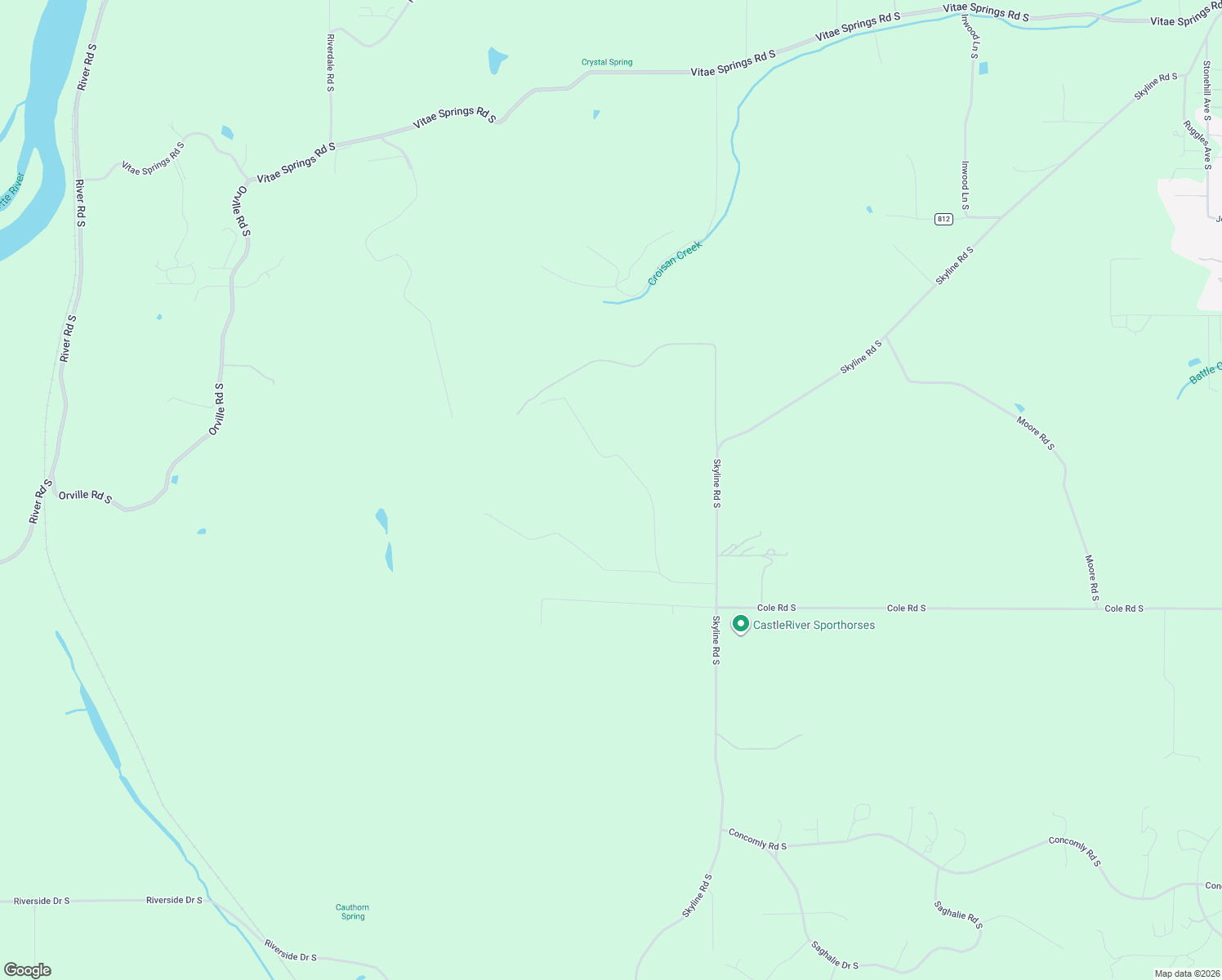 map of restaurants, bars, coffee shops, grocery stores, and more near 7445 Skyline Road South in Salem