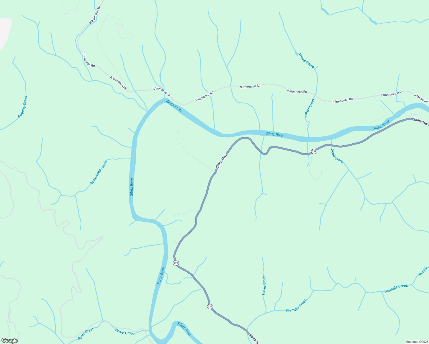 map of restaurants, bars, coffee shops, grocery stores, and more near South Elmer Miller Road in Siletz