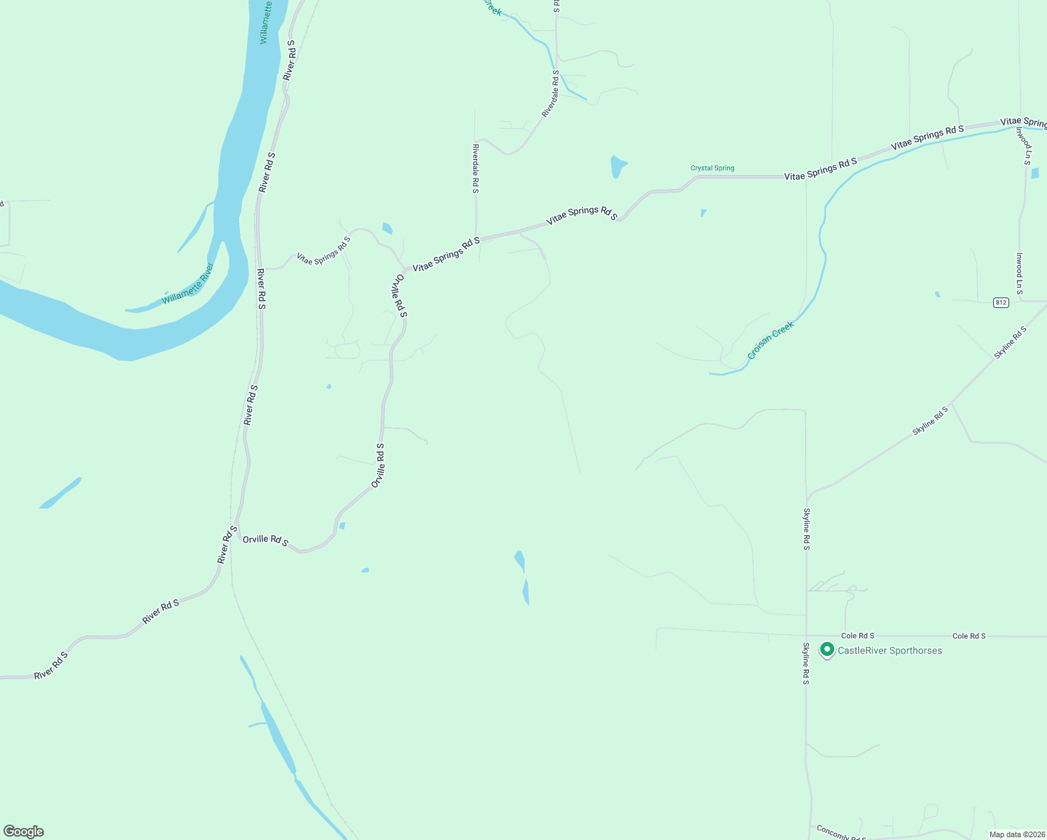 map of restaurants, bars, coffee shops, grocery stores, and more near 6791 River Heights Lane South in Salem