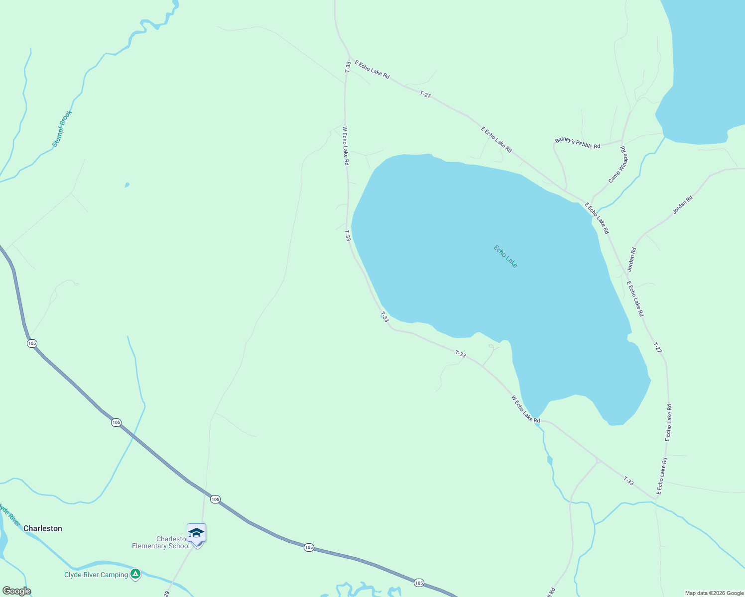 map of restaurants, bars, coffee shops, grocery stores, and more near 1219 West Echo Lake Road in Charleston