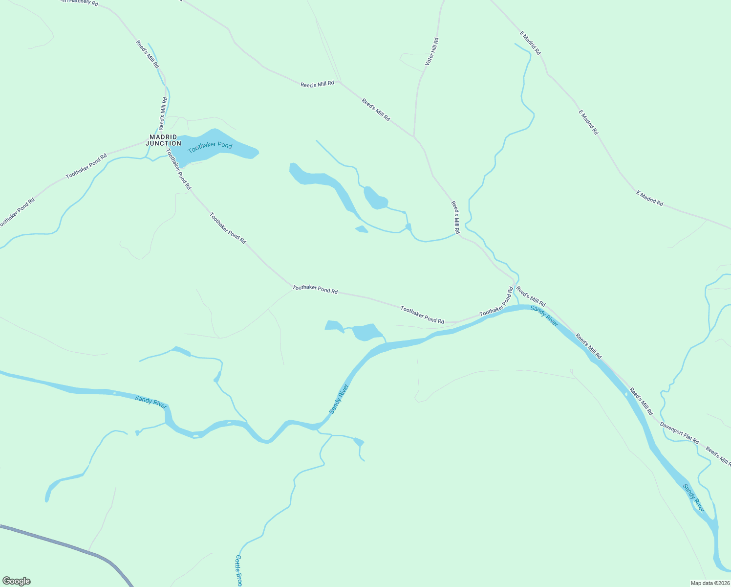 map of restaurants, bars, coffee shops, grocery stores, and more near 77 Toothaker Pond Road in Phillips