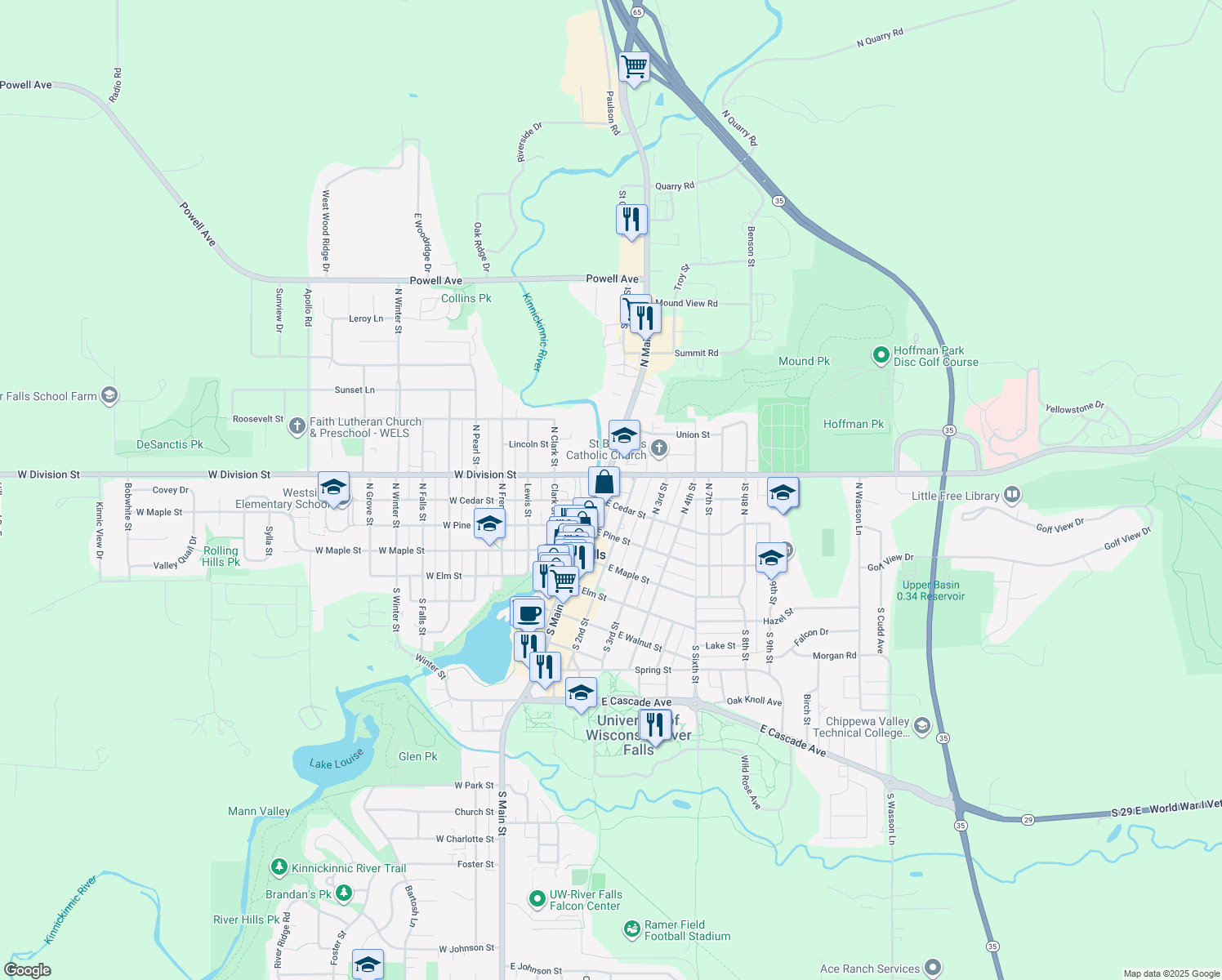 410 North Main Street, River Falls WI Walk Score