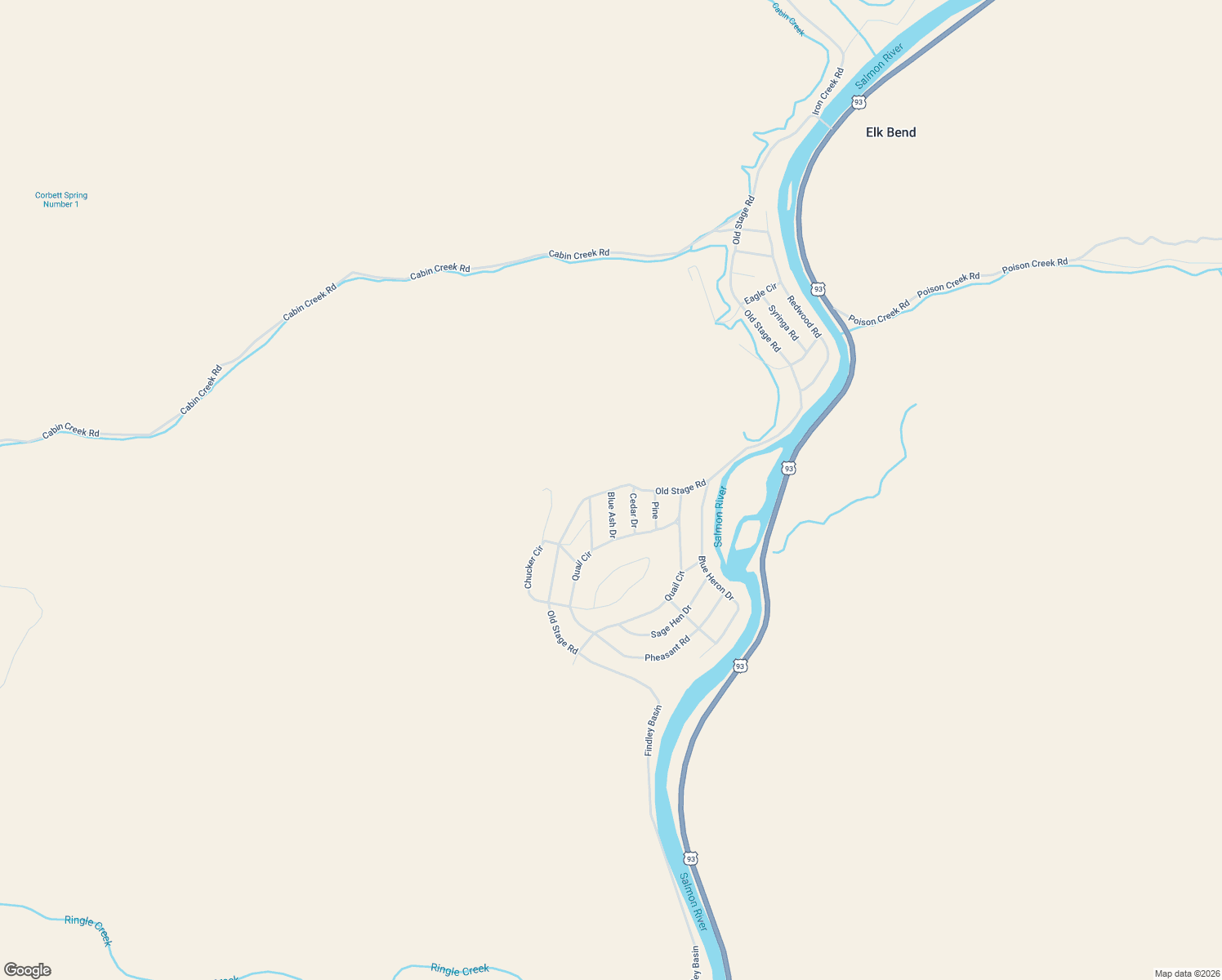 map of restaurants, bars, coffee shops, grocery stores, and more near Blue Ash in Salmon