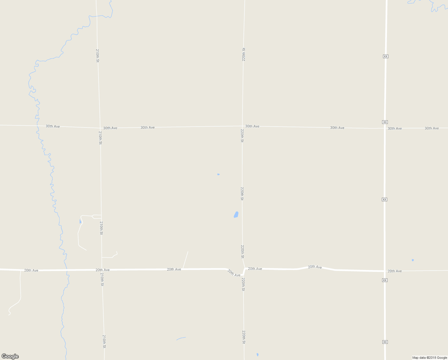 map of restaurants, bars, coffee shops, grocery stores, and more near 2722 220th Street in Cadott