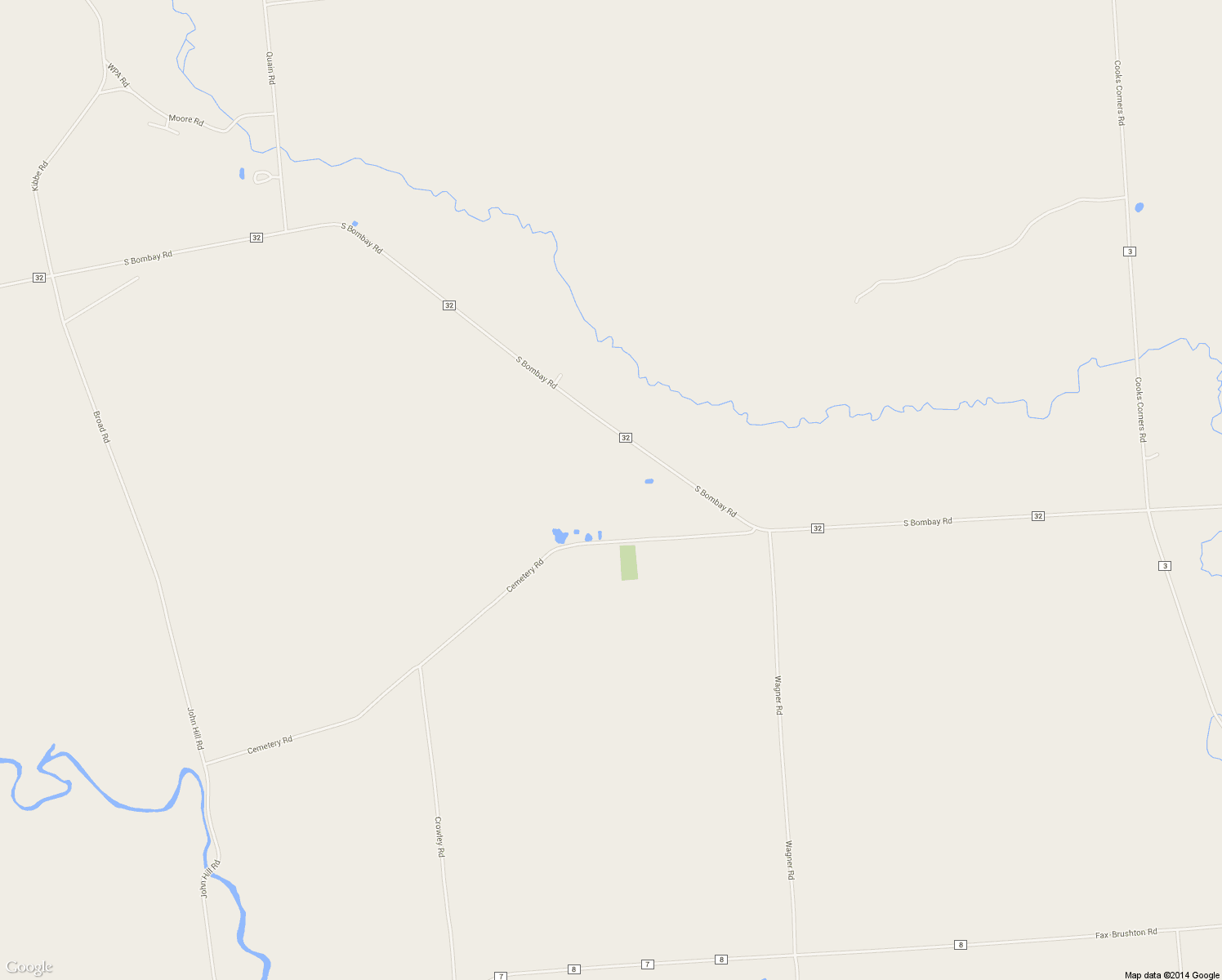 map of restaurants, bars, coffee shops, grocery stores, and more near 932 County Route 32 in Brushton