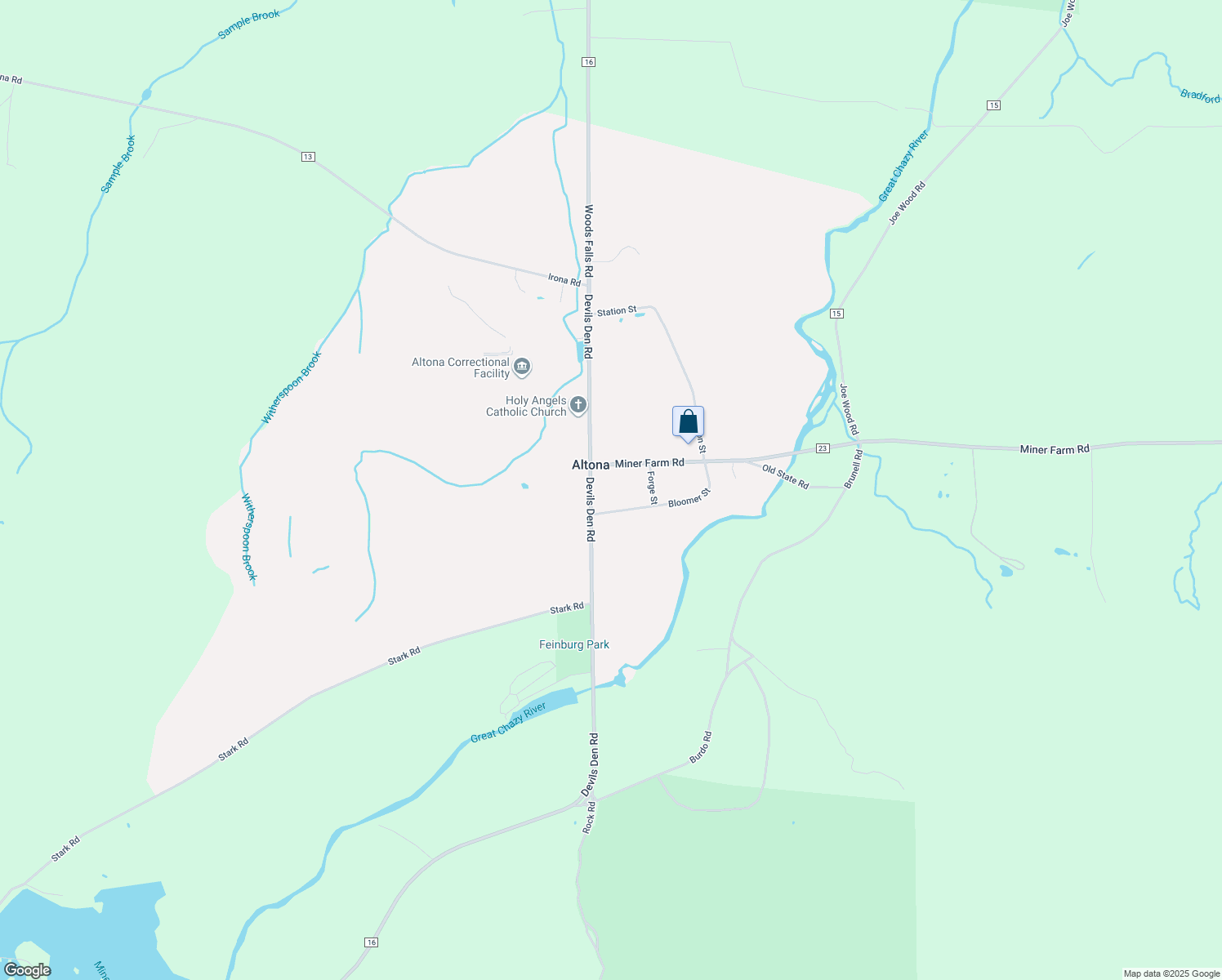 map of restaurants, bars, coffee shops, grocery stores, and more near 486 Devils Den Rd in Altona