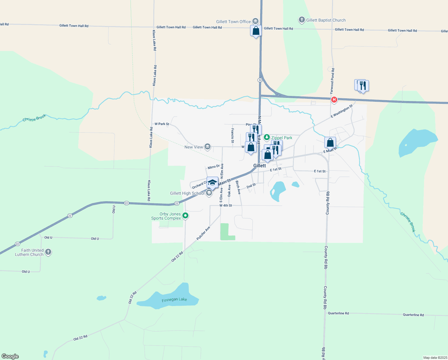 157 West Main Street, Gillett WI Walk Score