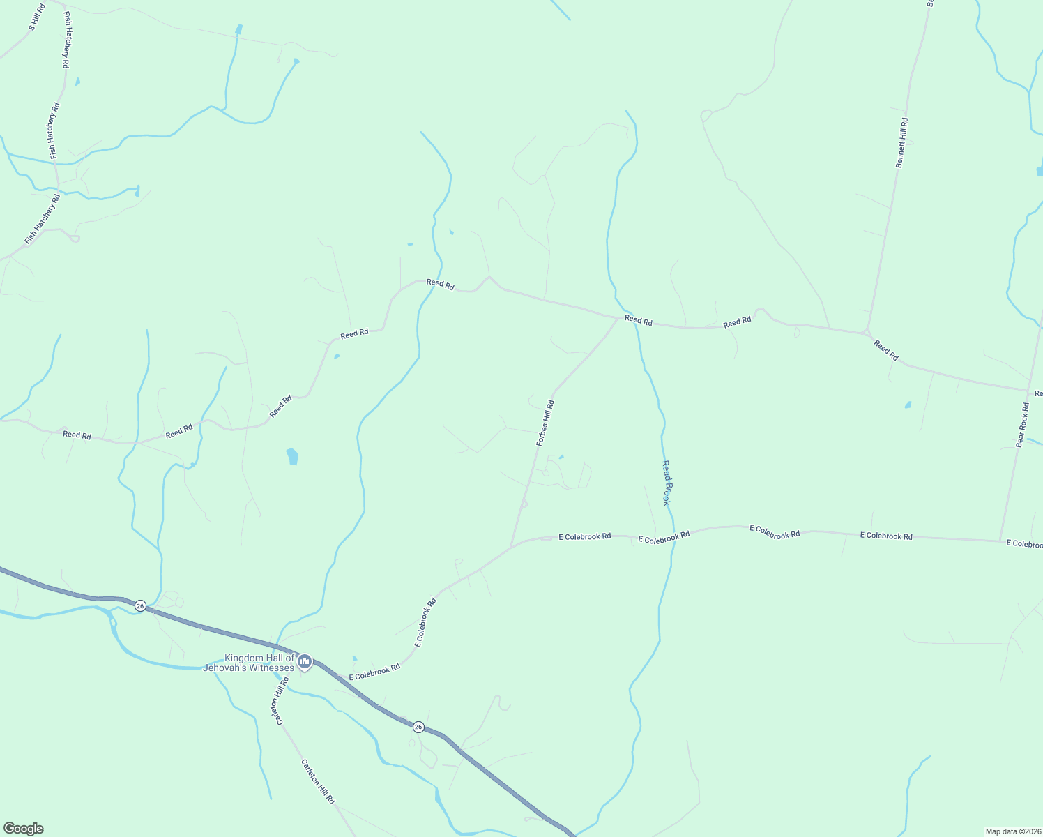 map of restaurants, bars, coffee shops, grocery stores, and more near 93 Forbes Hill Road in Colebrook