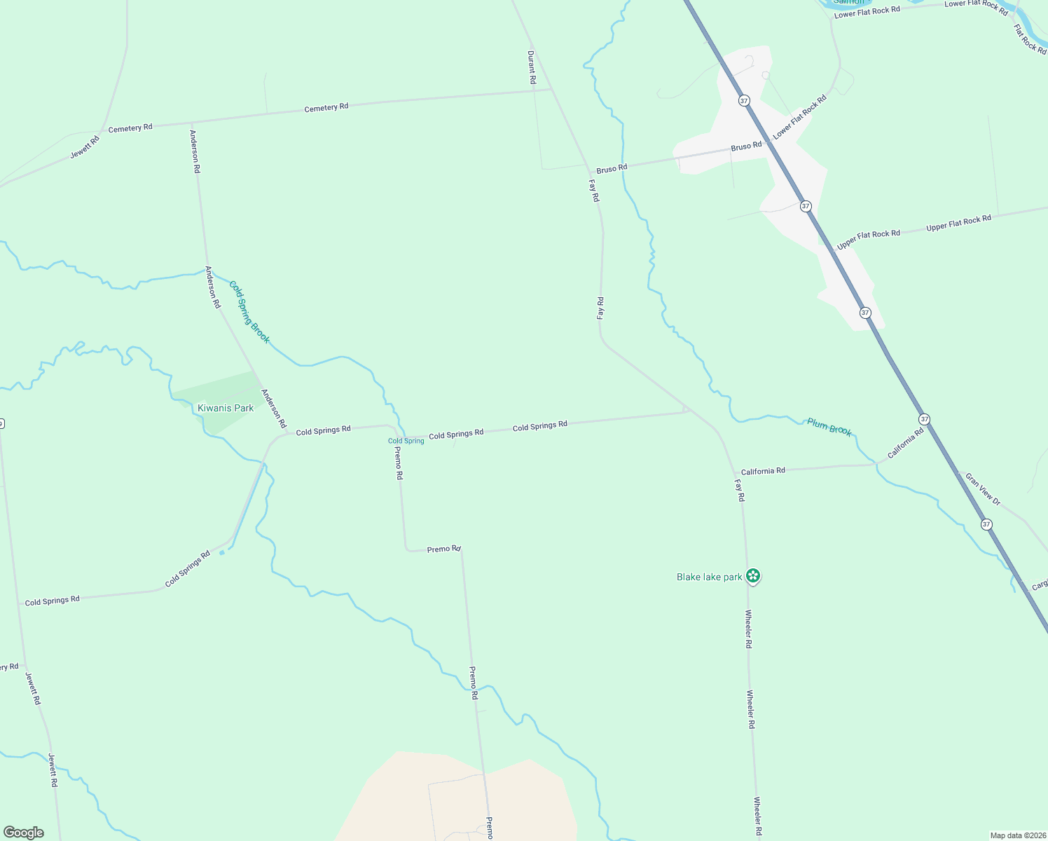 map of restaurants, bars, coffee shops, grocery stores, and more near 383 Cold Springs Rd in North Bangor