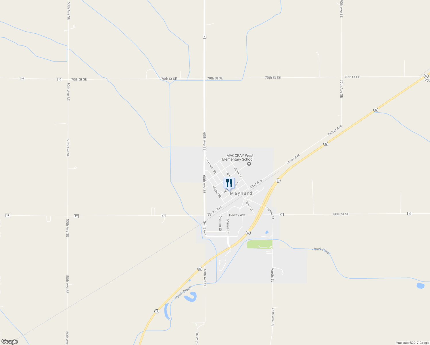 map of restaurants, bars, coffee shops, grocery stores, and more near 620 Cynthia Street in Maynard