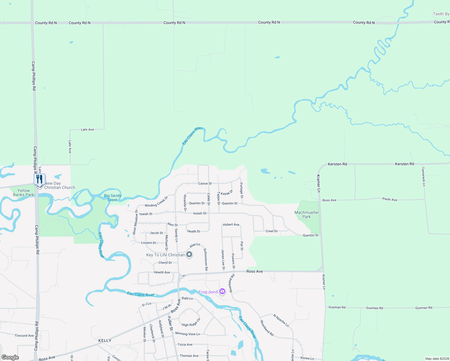 map of restaurants, bars, coffee shops, grocery stores, and more near 6106 Canoe Street in Weston