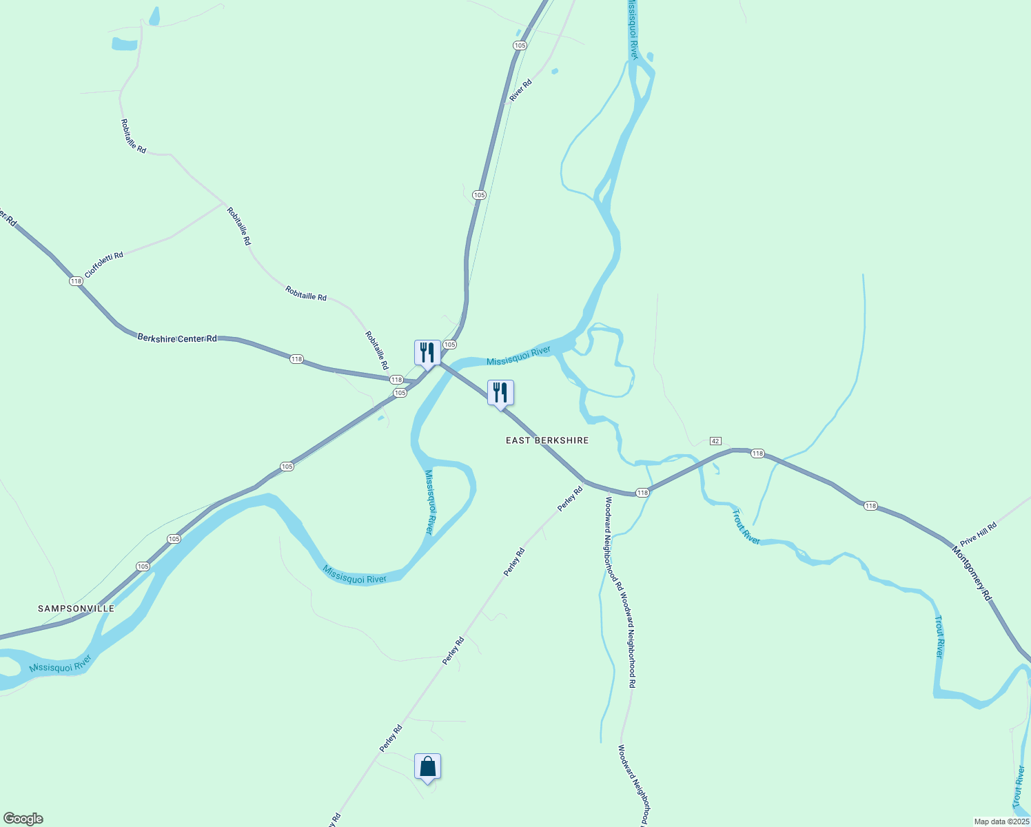 map of restaurants, bars, coffee shops, grocery stores, and more near 281 Montgomery Road in Berkshire