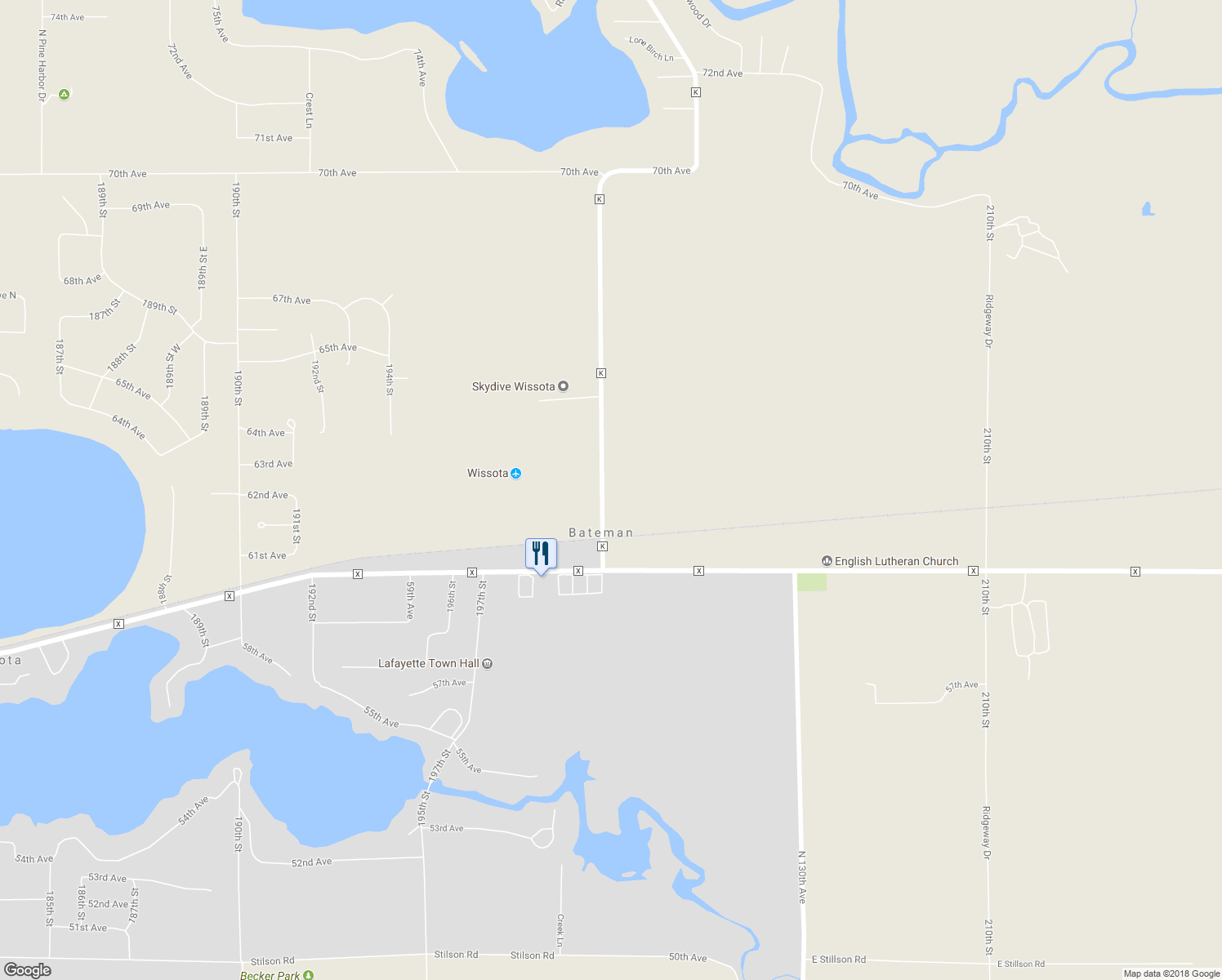 map of restaurants, bars, coffee shops, grocery stores, and more near 6171 County Highway K in Chippewa Falls